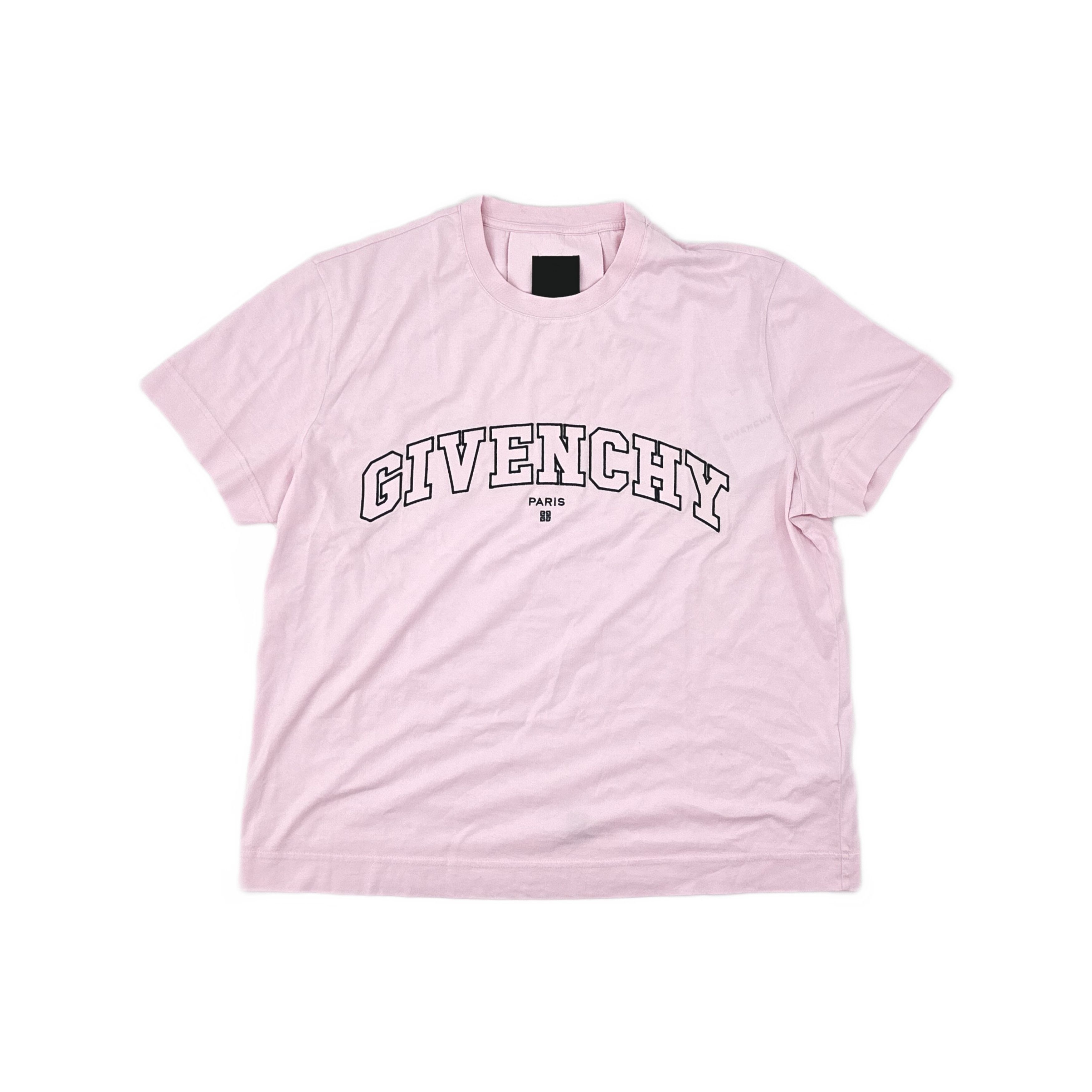 Givenchy Givenchy Embroidered Logo T-Shirt Pink Size XL Size XL / US 12-14 / IT 48-50 - 1 Thumbnail