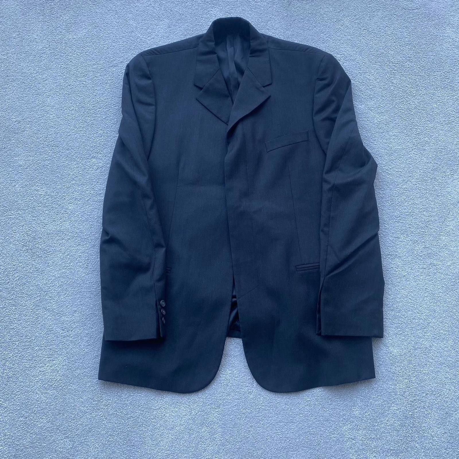 Dolce & Gabbana Dolce & Gabbana D&G Concealed Button 2 Piece Vintage Suit Size 54R - 2 Thumbnail