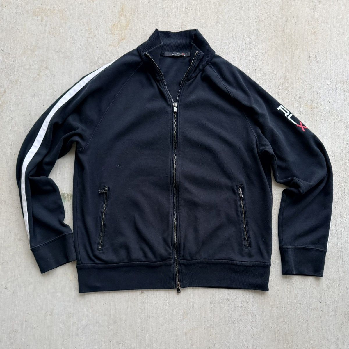 RLX Ralph Lauren Ralph Lauren RLX Track Jacket Men Size Large Black Golf Size US L / EU 52-54 / 3 - 1 Thumbnail