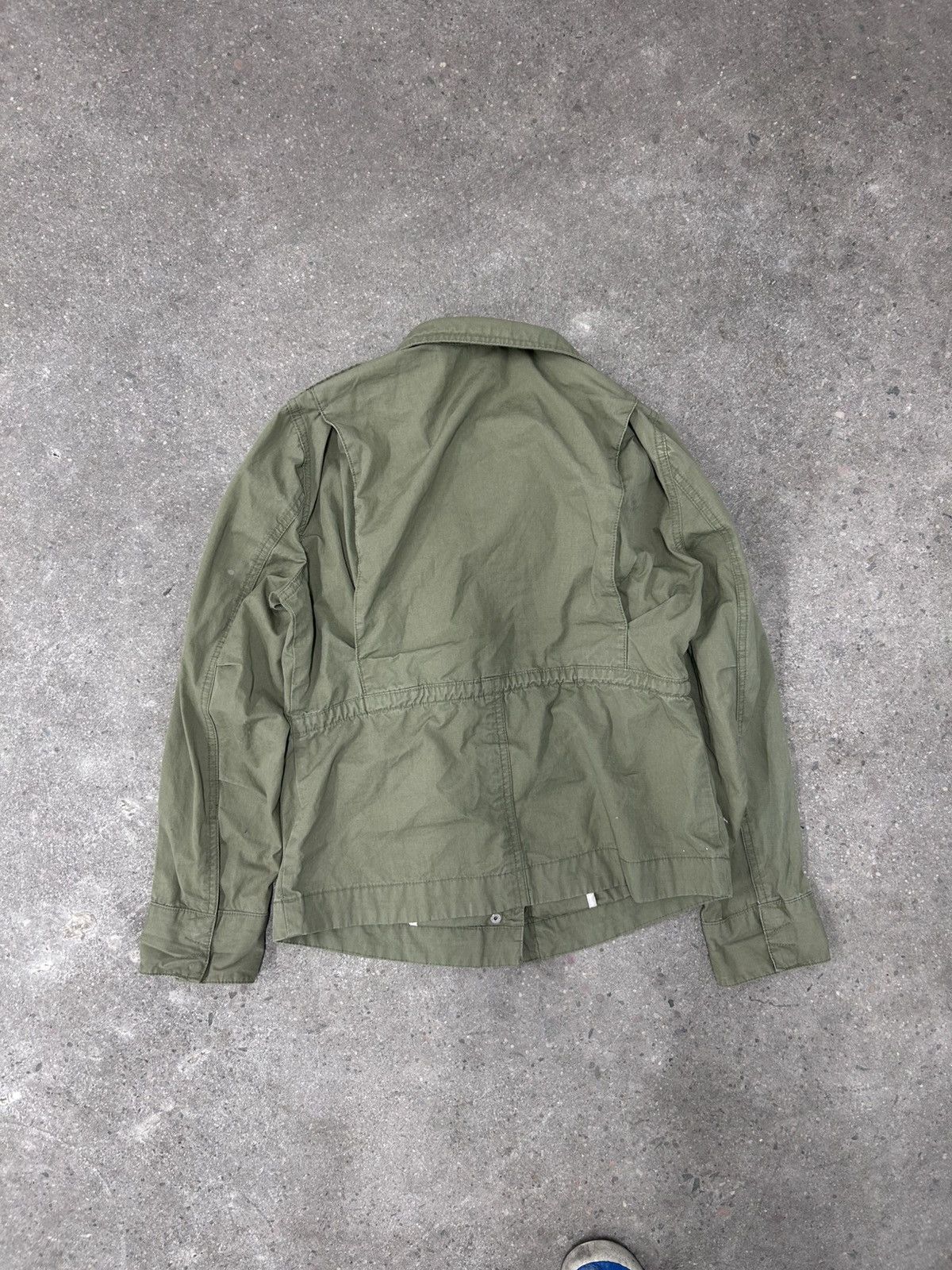 Gap GAP Military Field Jacket Women's Medium Green Snap Button Size US XS / EU 42 / 0 - 3 Thumbnail