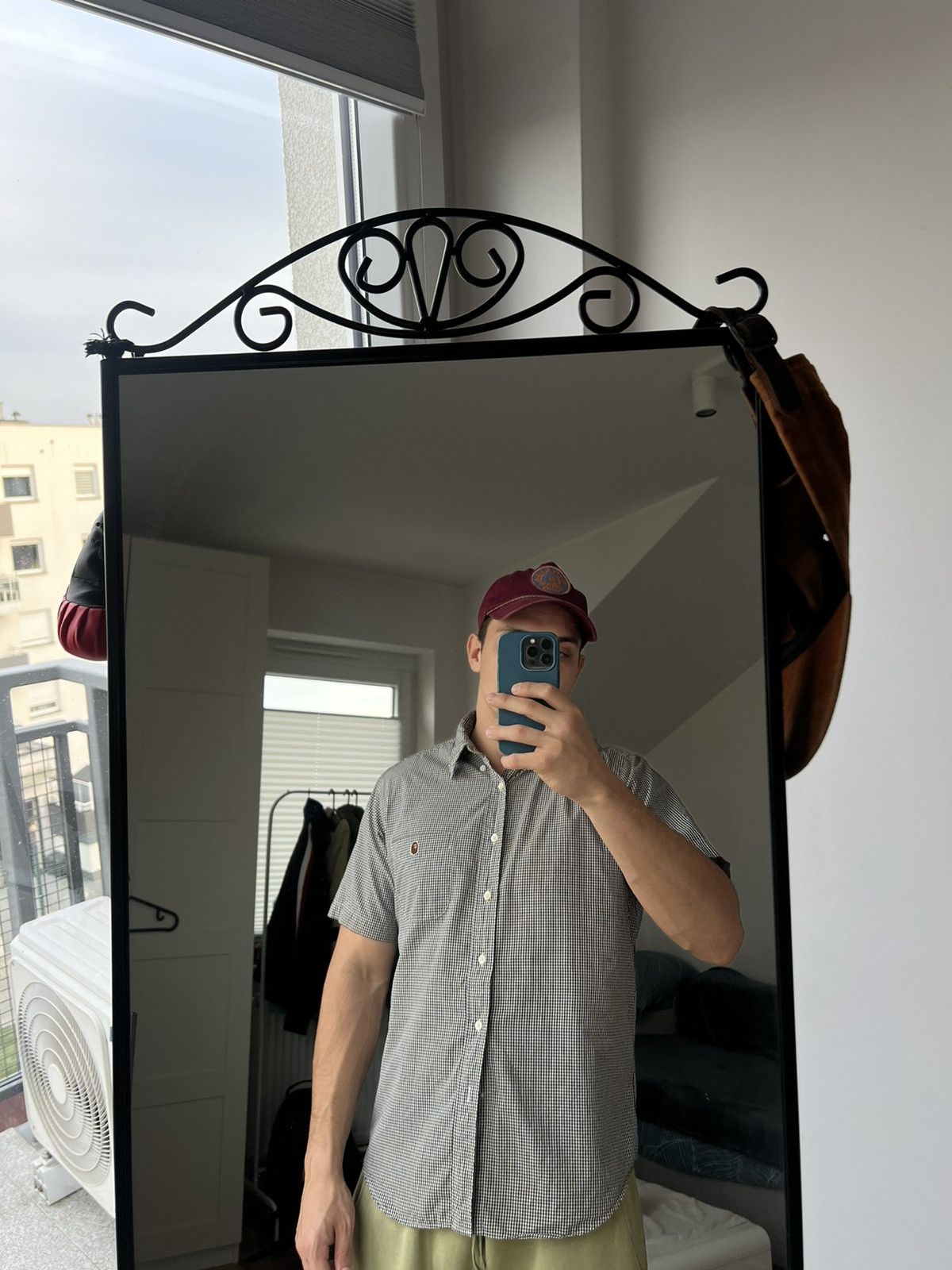 Bape 00’s BAPE CHECKED SHORT SLEEVE SHIRT Y2K Size US M / EU 48-50 / 2 - 2 Thumbnail
