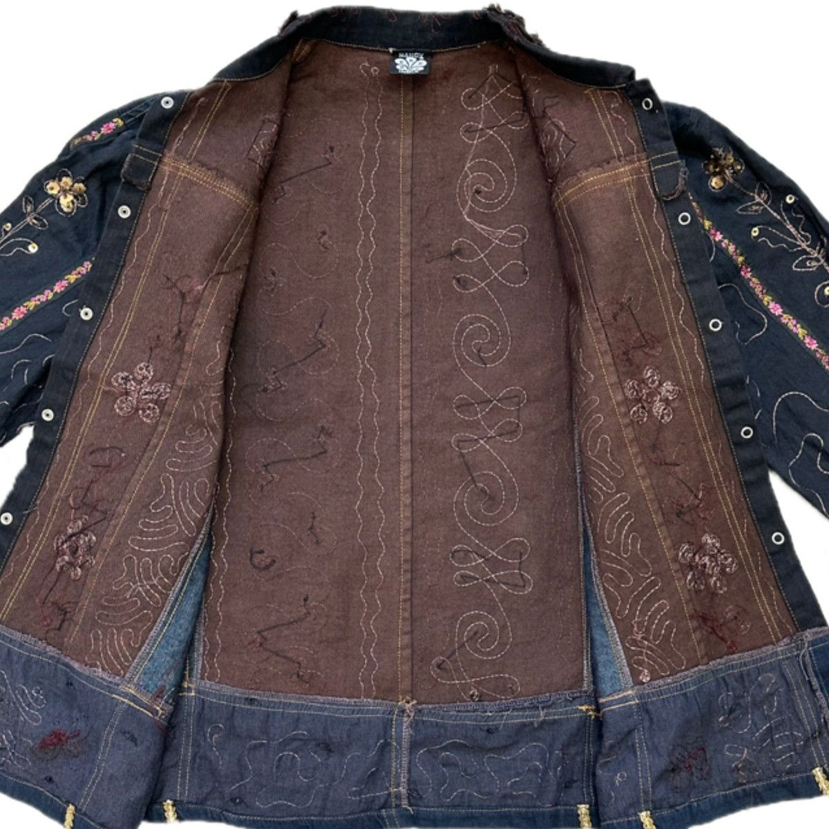 Vintage Denim Jacket L Size Avant Garde Y2K Size L / US 10 / IT 46 - 6 Thumbnail