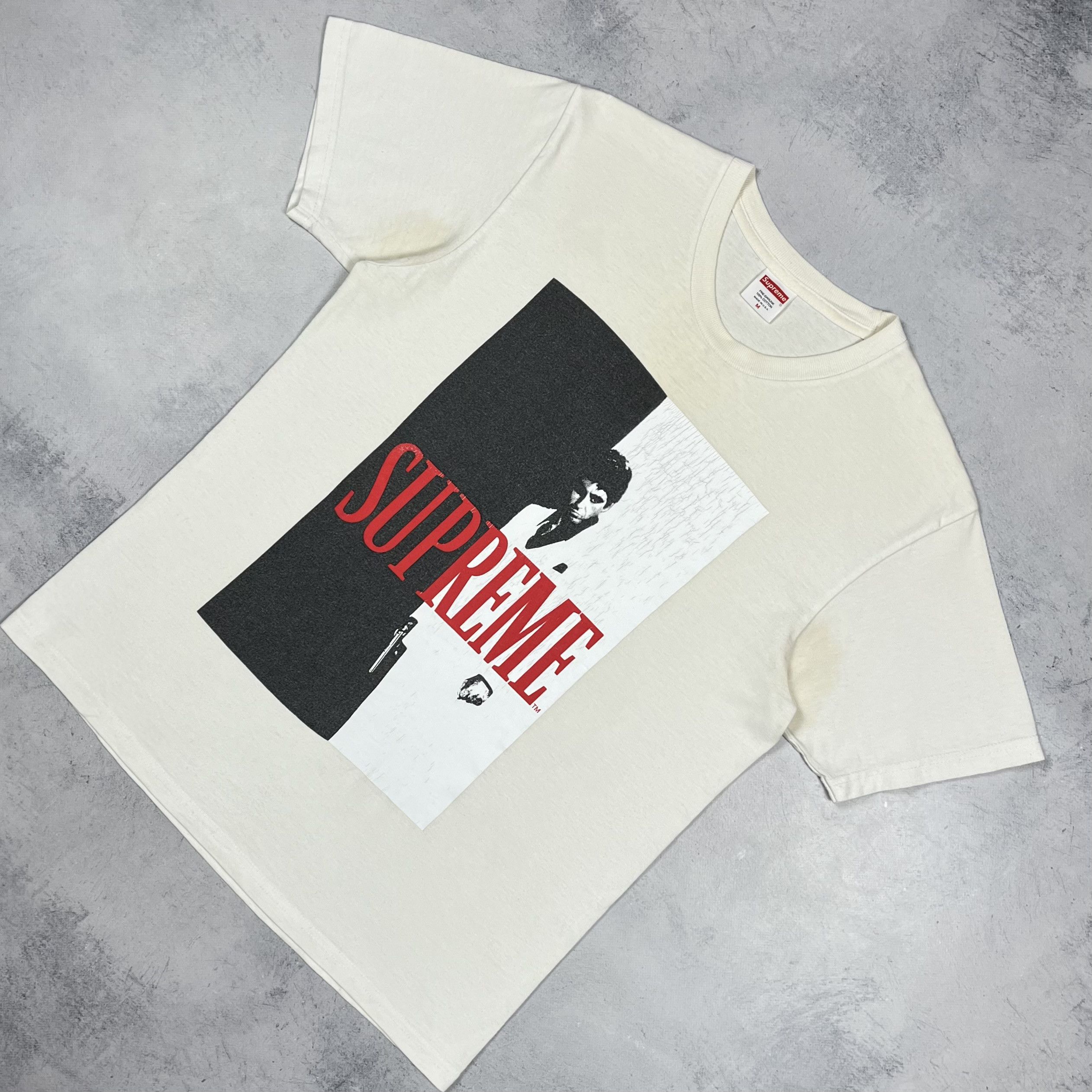 Supreme Supreme ScarFace Split Big Logo T Shirt Size US M / EU 48-50 / 2 - 1 Thumbnail
