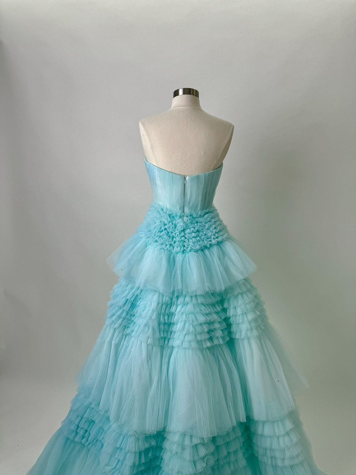Other Brand New US 8 Anna Augusta Maxi Aqua Evening Dress Size M / US 6-8 / IT 42-44 - 8 Thumbnail