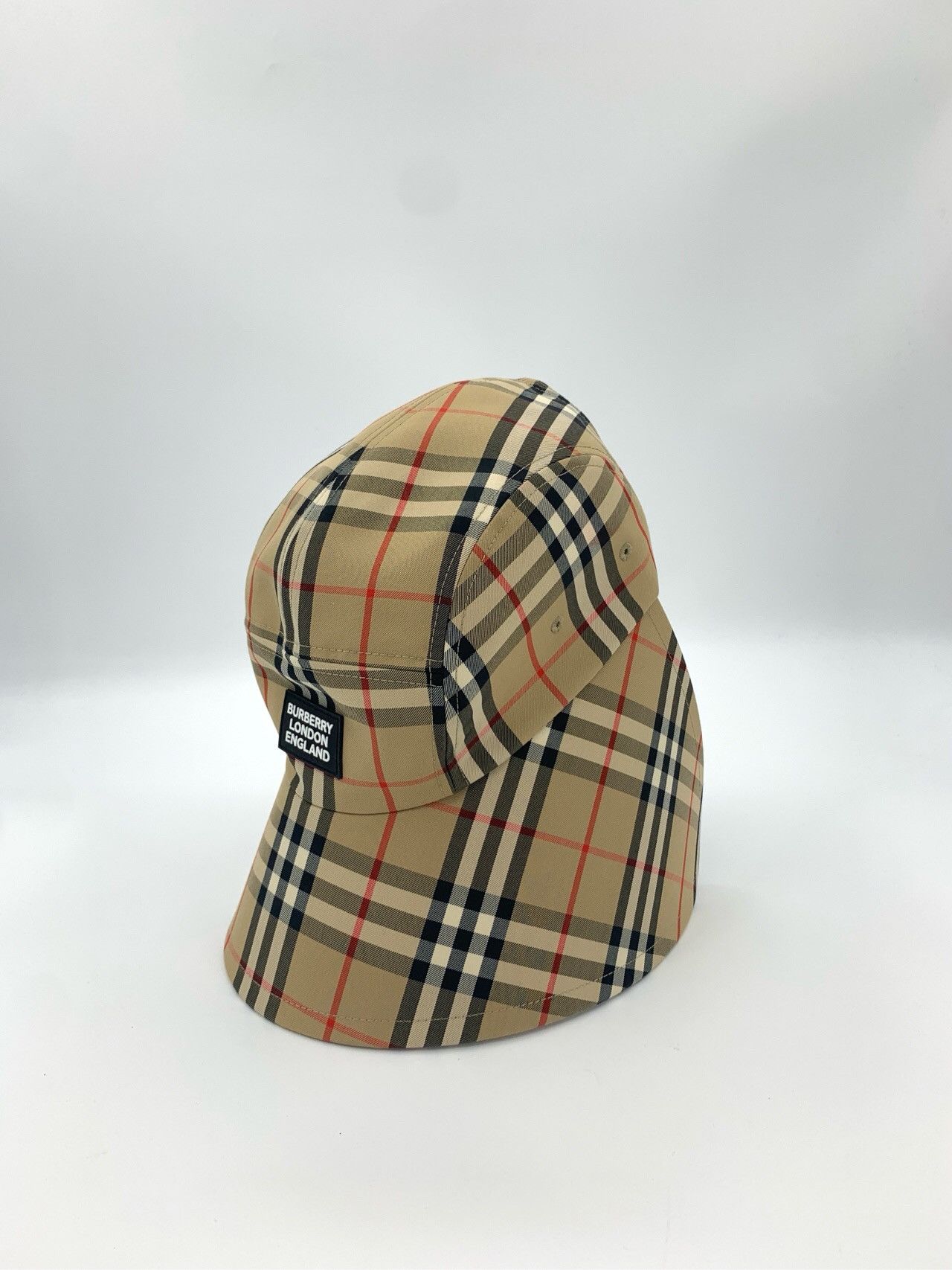 Burberry Burberry Letter Logo Patch Classic Checkered Baseball Cap Size ONE SIZE - 2 Thumbnail