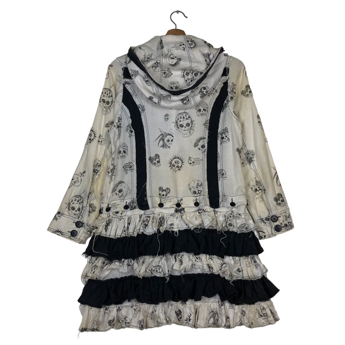 Japanese Brand 🔥PUNK DESIGN BONDAGE JACKET SKELETON ALGONQUINS JAPAN MADE Size M / US 6-8 / IT 42-44 - 6 Thumbnail