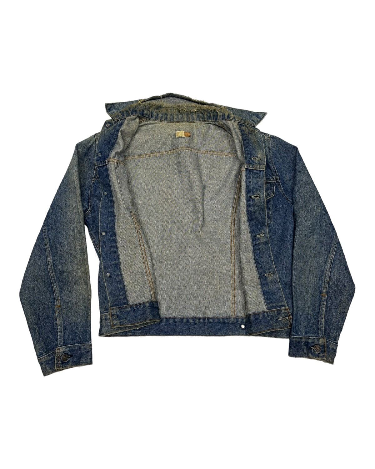 Levi's 🔥VINTAGE LEVIS 70505 BUTTON 52 DENIM TRUCKER JACKET Size US M / EU 48-50 / 2 - 6 Thumbnail