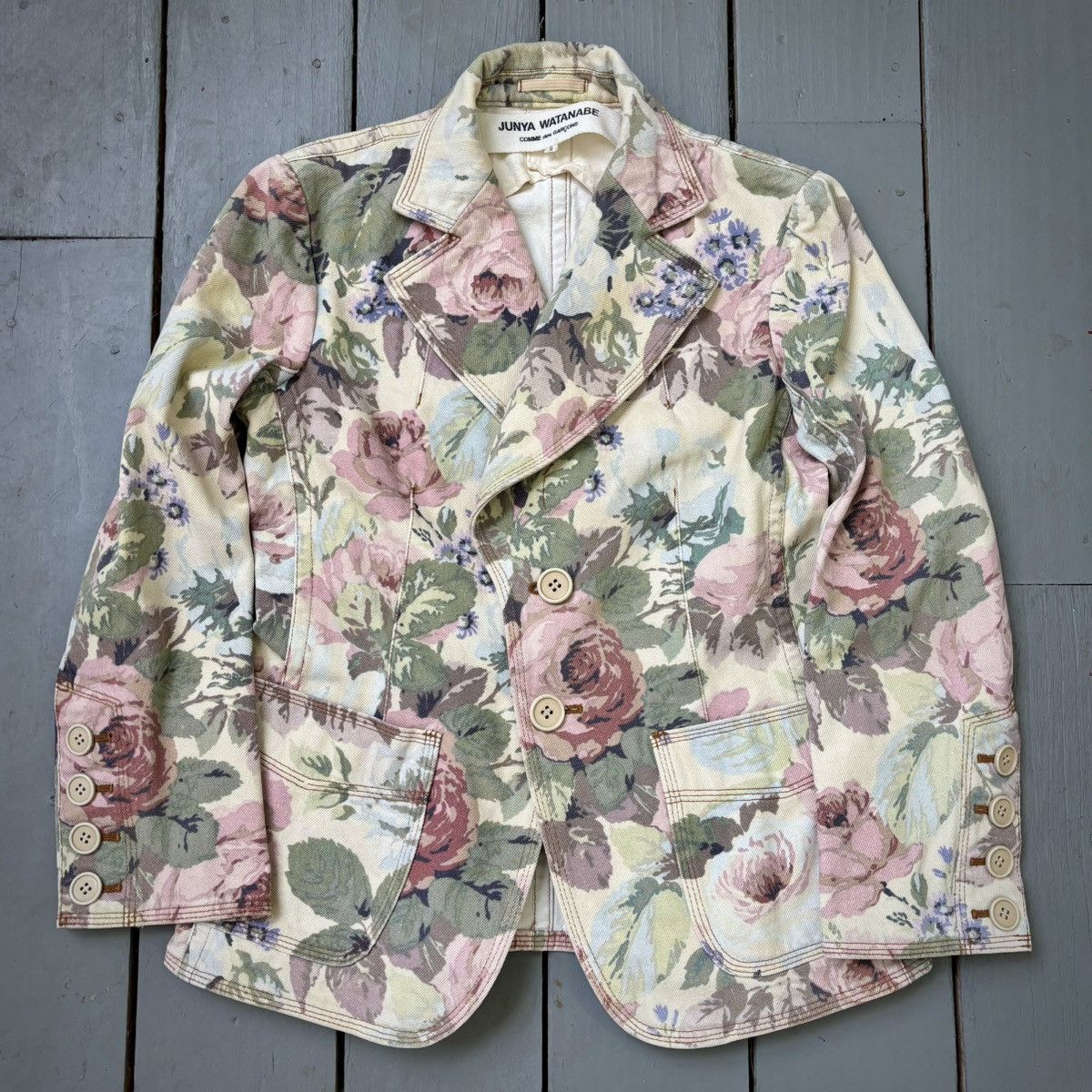 Junya Watanabe SS2002 Floral Blazer Size S / US 4 / IT 40 - 1 Thumbnail