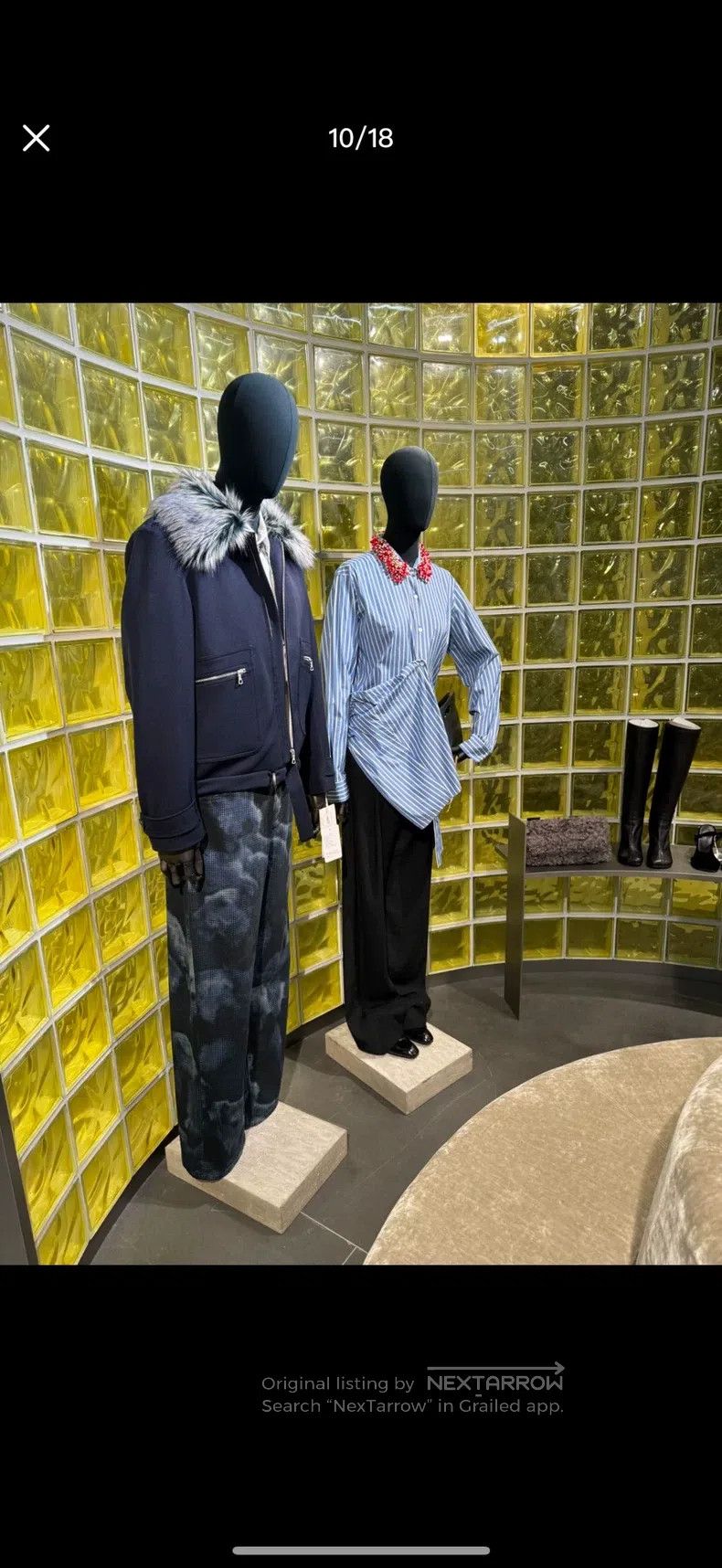 Dries Van Noten Dries Van Noten size:36 Striped Shirt Size US XXS / EU 40 - 8 Thumbnail