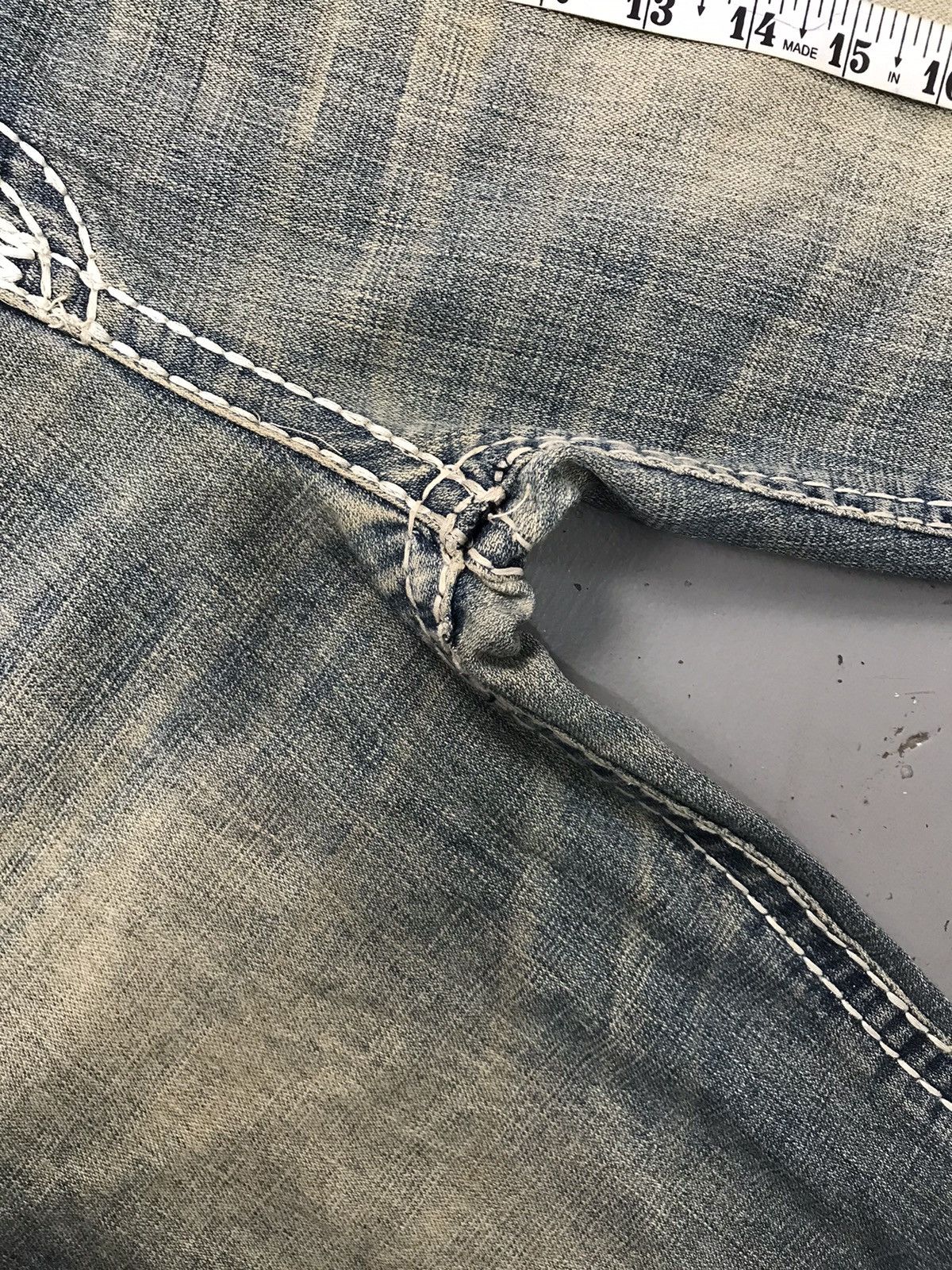 Designer × Vintage Vintage hip hop Joey super T faded denim short Size US 32 / EU 48 - 7 Thumbnail