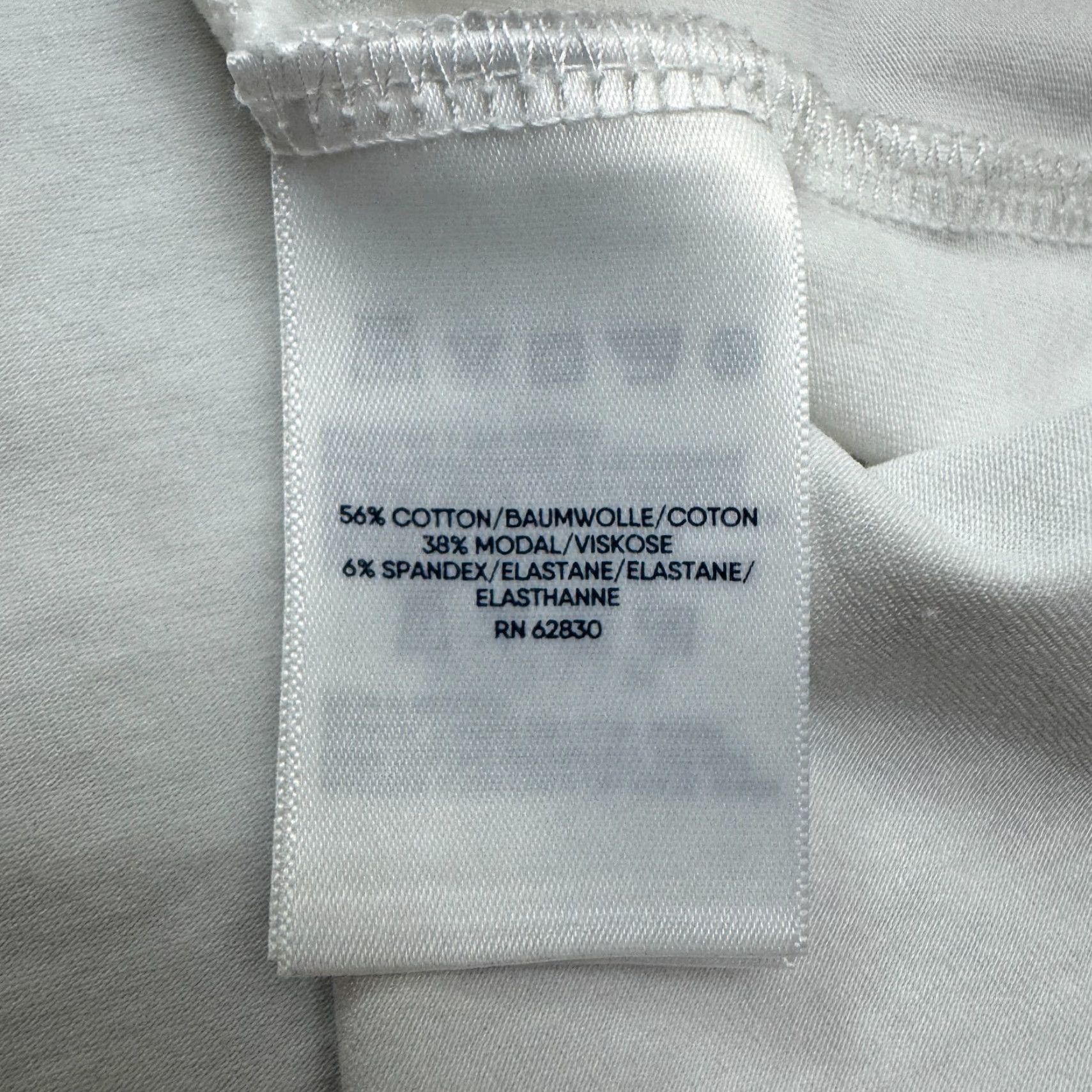 Lands' End Lands' End Blouse Shirt Women Large White Cotton Blend Short Sleeve Henley Pleated Casual Tops Size L / US 10 / IT 46 - 6 Thumbnail