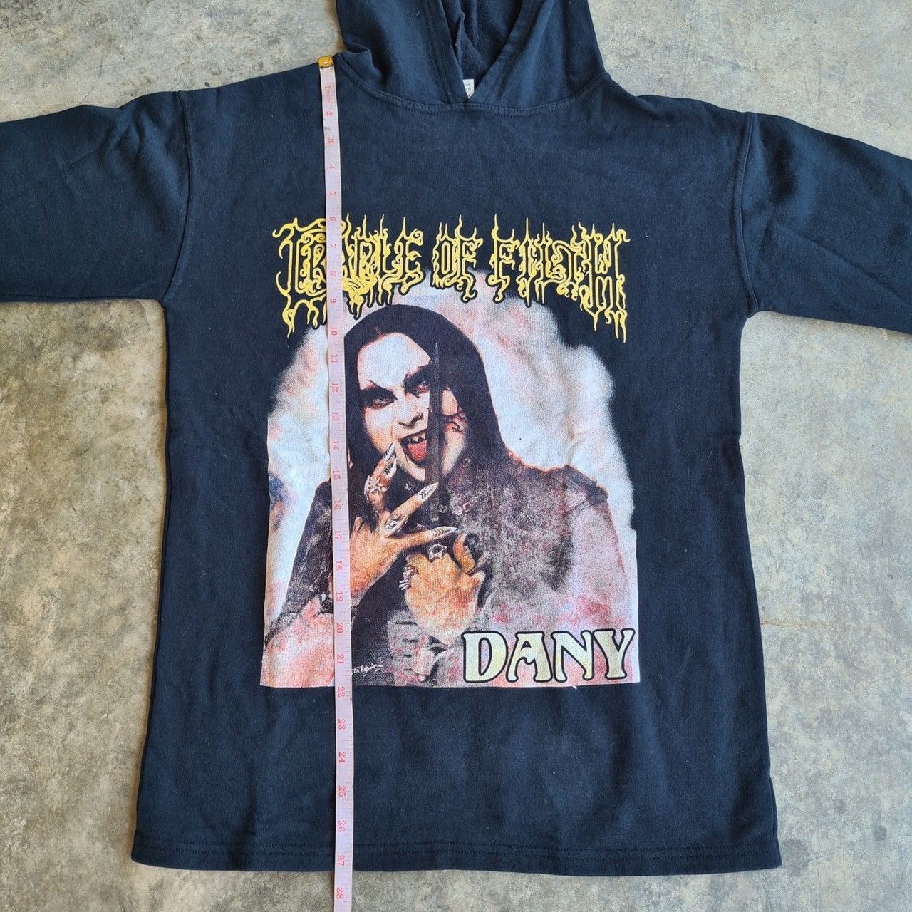 Band Tees × Vintage *RARE* CRADLE OF FILTH VTG Y2K 90s 2000s HOODIE METAL Size US M / EU 48-50 / 2 - 8 Thumbnail