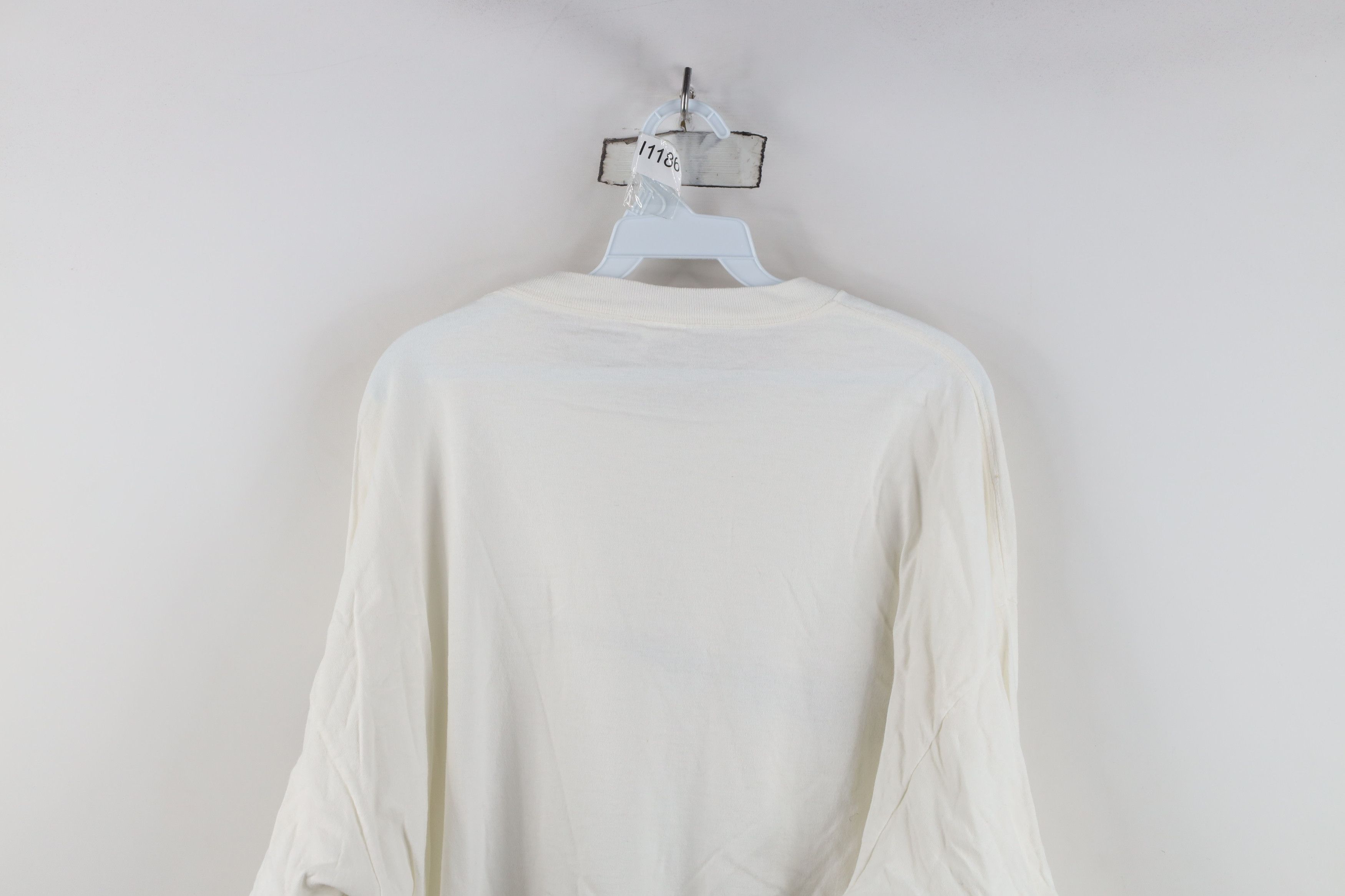 Nike Vintage 90s Nike Big Center Swoosh Long Sleeve T-Shirt USA Size US XXL / EU 58 / 5 - 13 Thumbnail