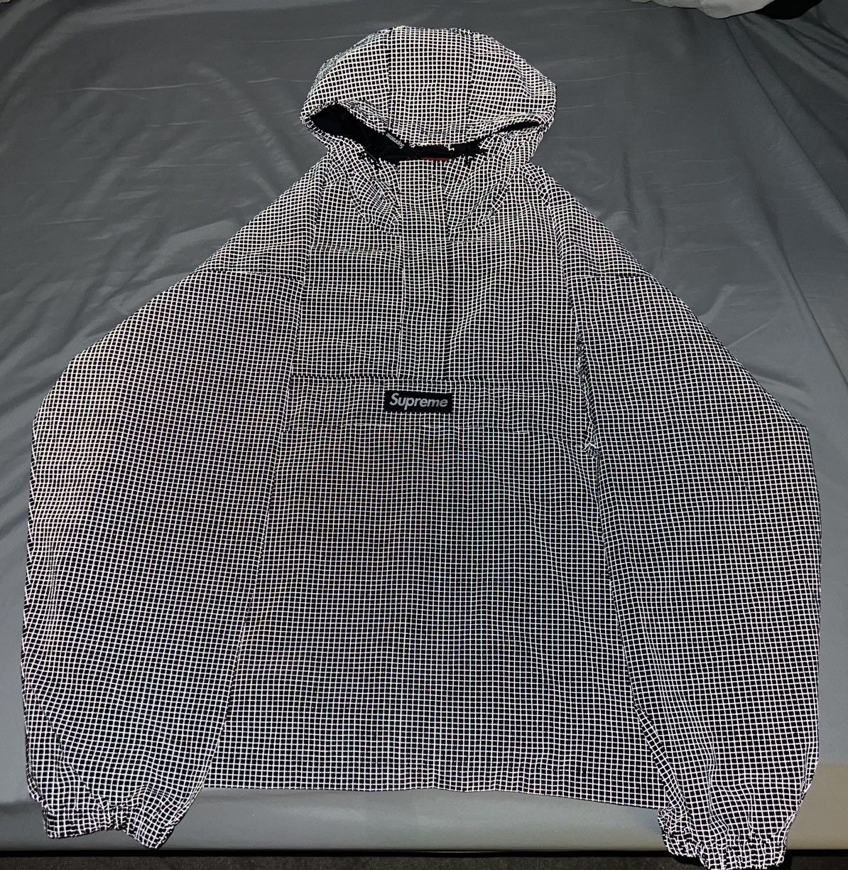 Supreme Reflective Ripstop Anorak Black Size XXL/2XL