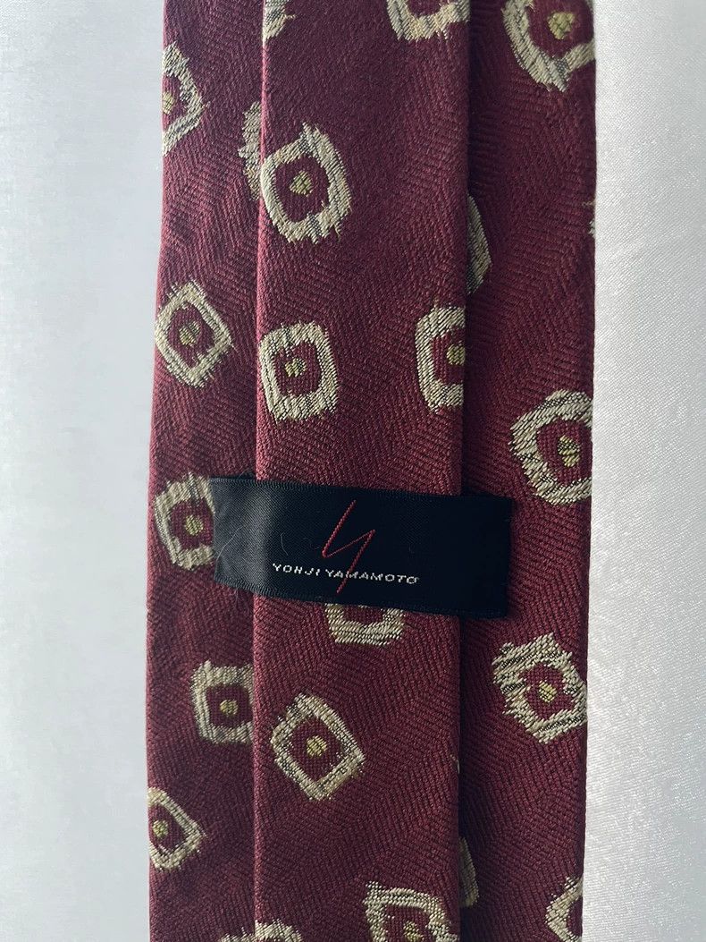 Yohji Yamamoto yohji Yamamoto Small pattern silk red tie Size ONE SIZE - 4 Thumbnail