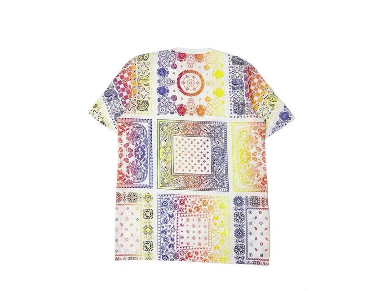 Louis Vuitton Louis Vuitton White Short Sleeve Silk Shirt Size US M / EU 48-50 / 2 - 2 Thumbnail