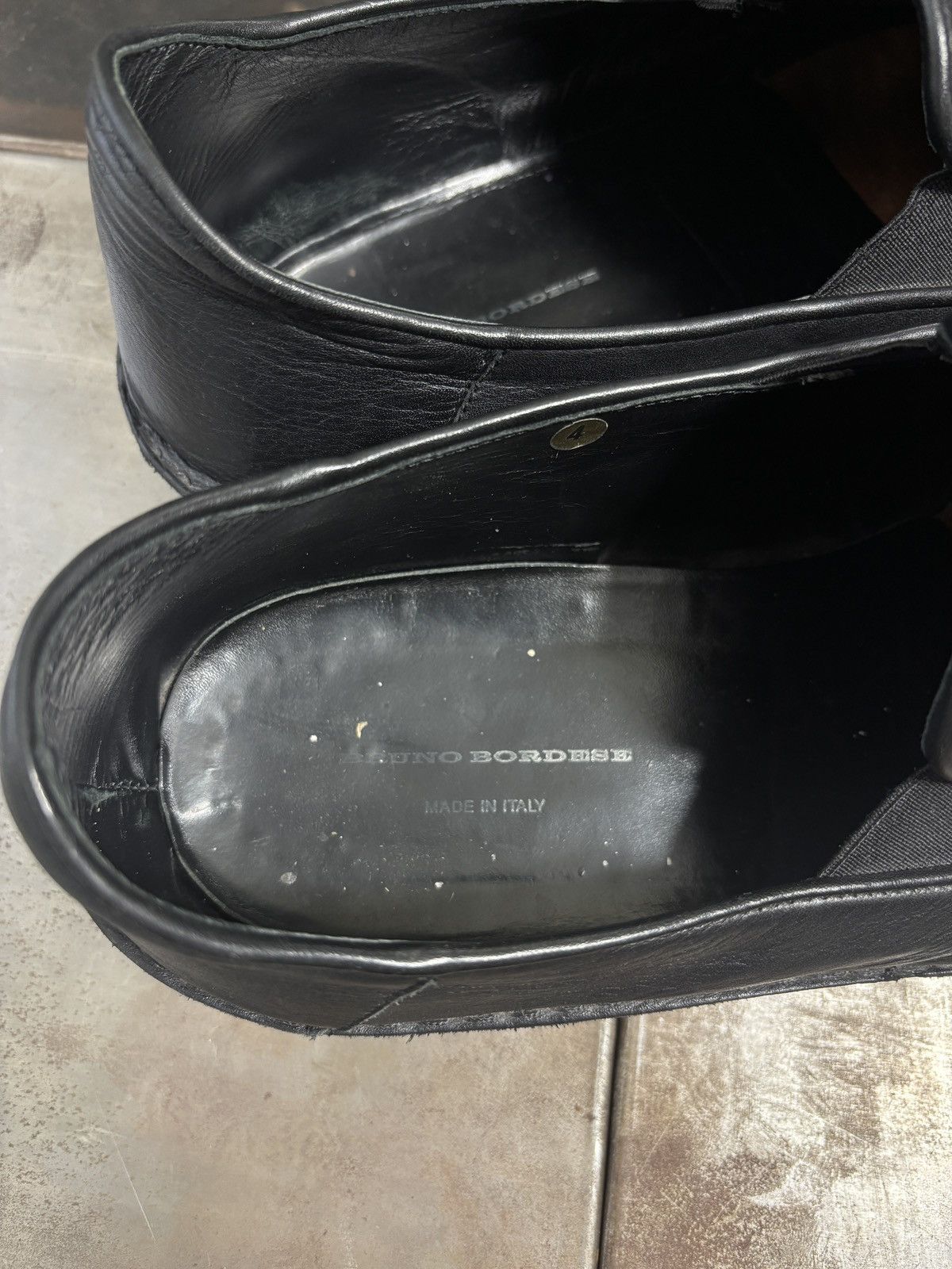 Bruno Bordese 2000s Clone by Bruno Bordese Leather Loafers Designer Square Size US 12 / EU 45 - 6 Thumbnail