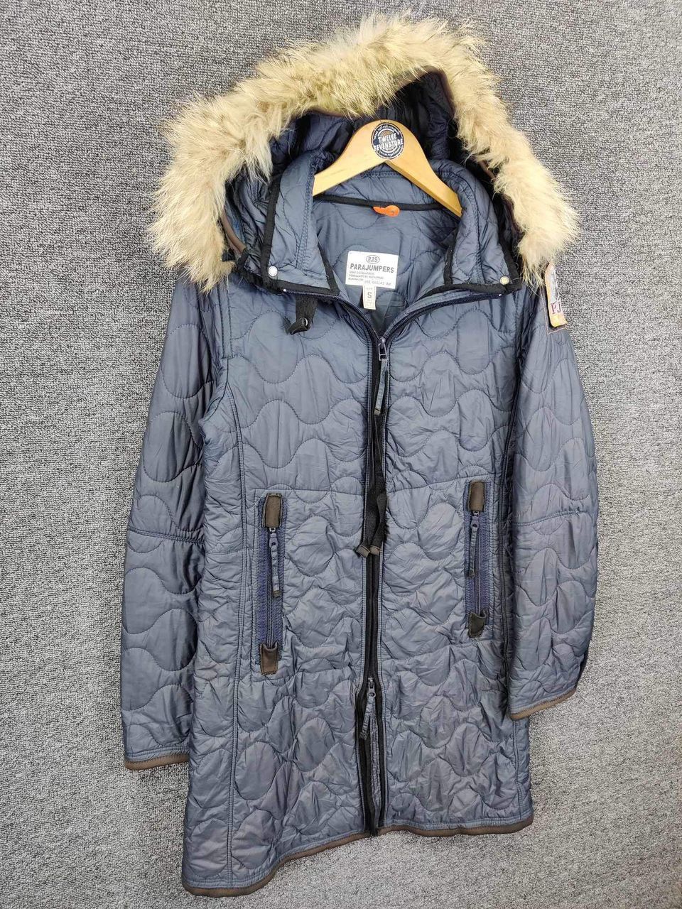 Vintage Vintage 90's Parajumpers Quilted Military Fur Parkas Size US S / EU 44-46 / 1 - 5 Thumbnail