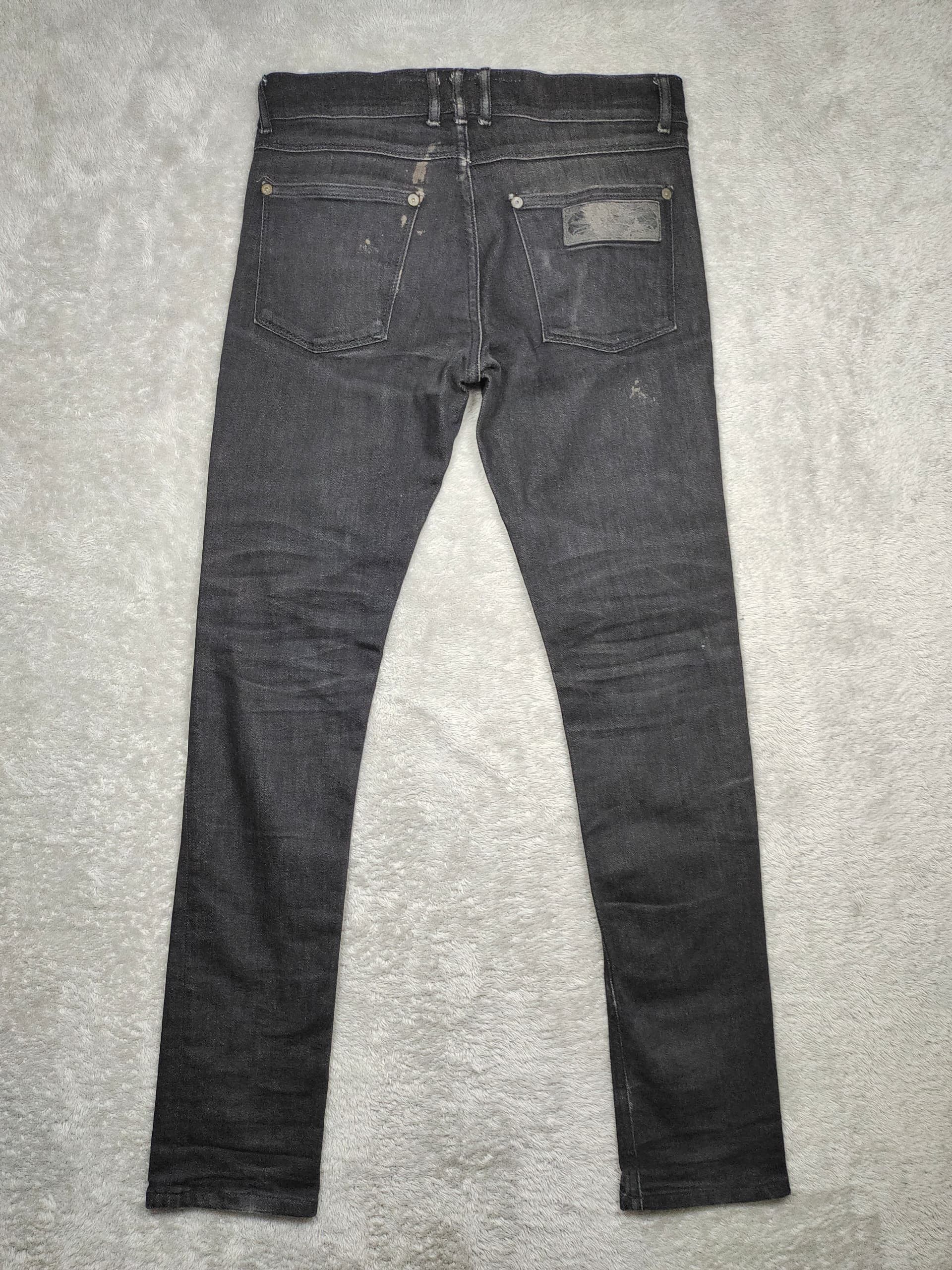 April 77 APRIL 77 RIPPED SKINNY BLACK JEANS Size 28" / US 6 / IT 42 - 2 Thumbnail