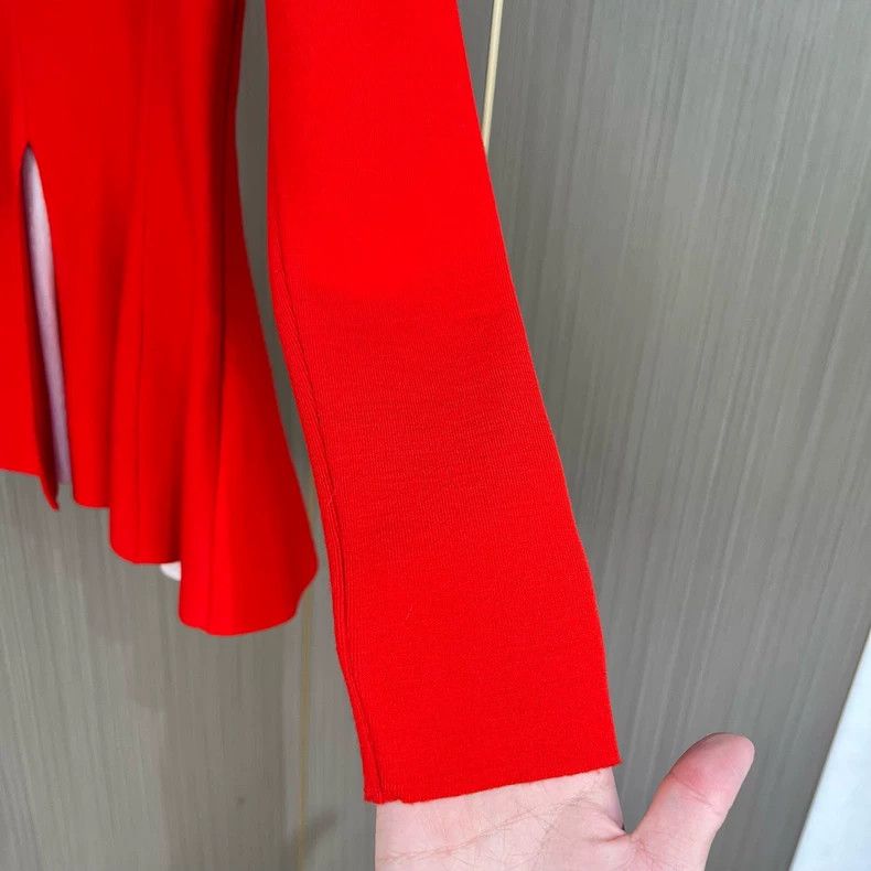 Dior Dior Double-layer wool knitted waist long sleeves 2504-Next Size S / US 4 / IT 40 - 4 Thumbnail