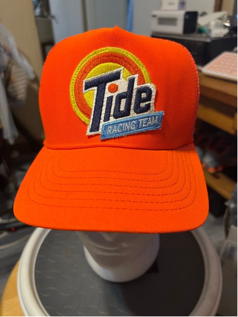 Onitsuka Tiger Vintage Tide Racing Team Trucker Hat One Size Orange Navy Size ONE SIZE - 1 Thumbnail