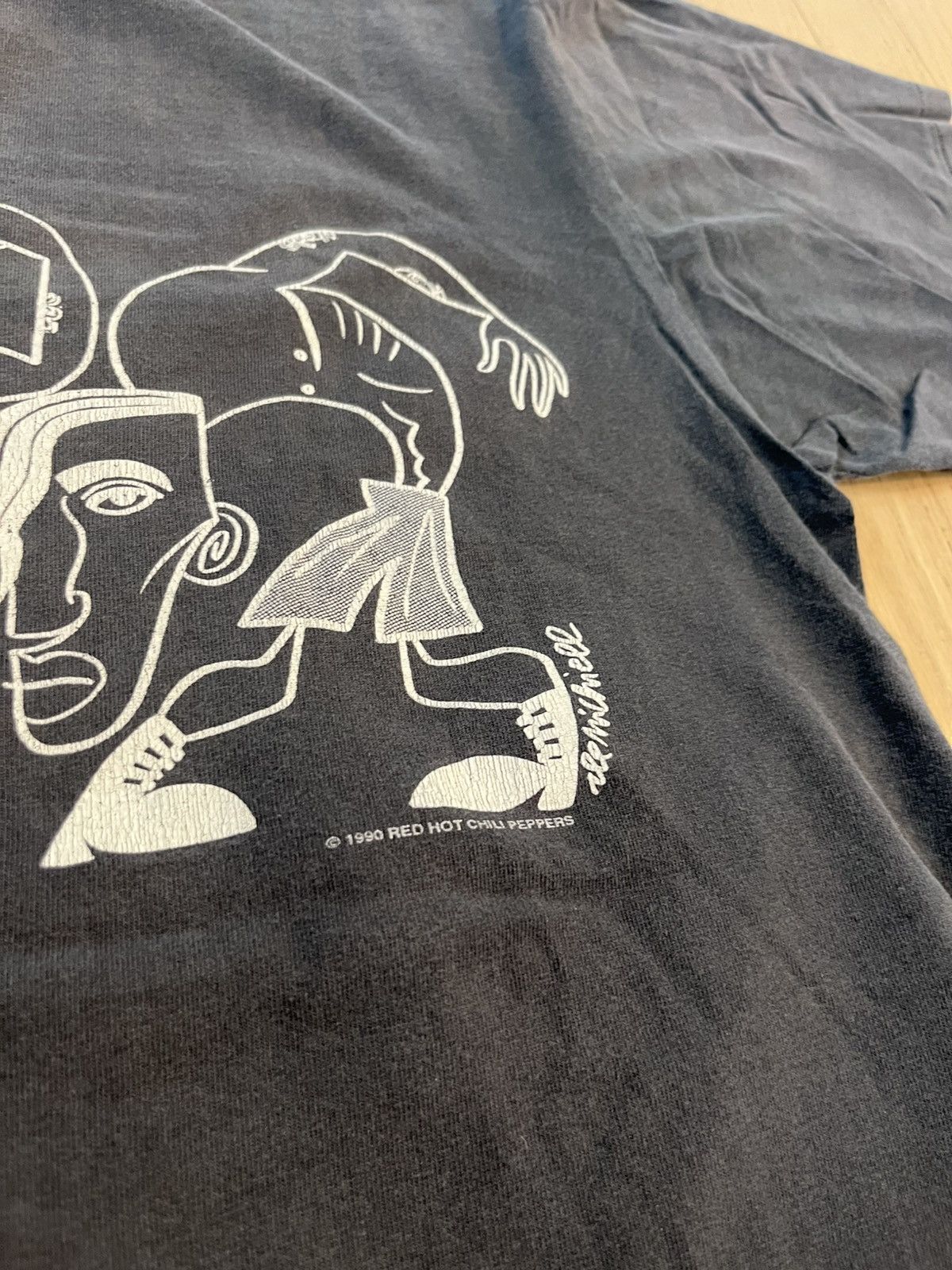 Vintage Red Hot Chili Peppers 1990 Picasso Giant tag size Large men Size US L / EU 52-54 / 3 - 2 Thumbnail