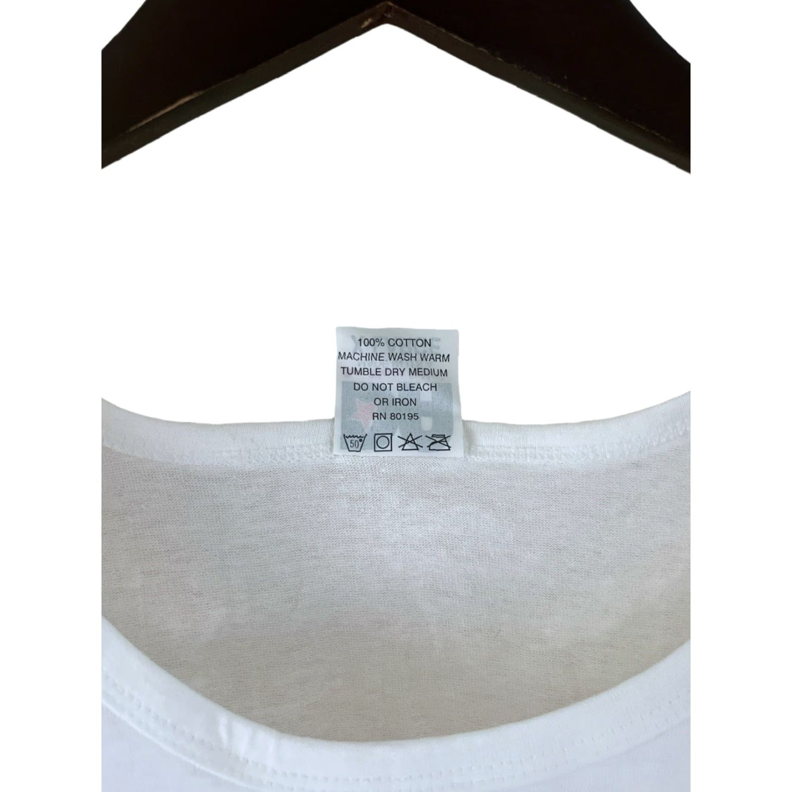 Vintage VINTAGE Alleson Athletic Tank Shirt Mens XL White 90s Deadstock NWOT 100% Cotton USA Made Size US XL / EU 56 / 4 - 3 Thumbnail