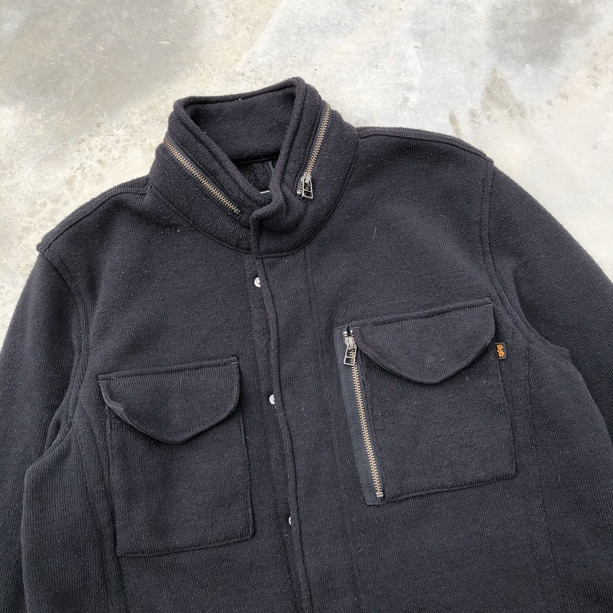 Alpha Industries APLHA INDUSTRIES 4 Pocket Military Wool Fleece Jacket Size US XL / EU 56 / 4 - 8 Thumbnail