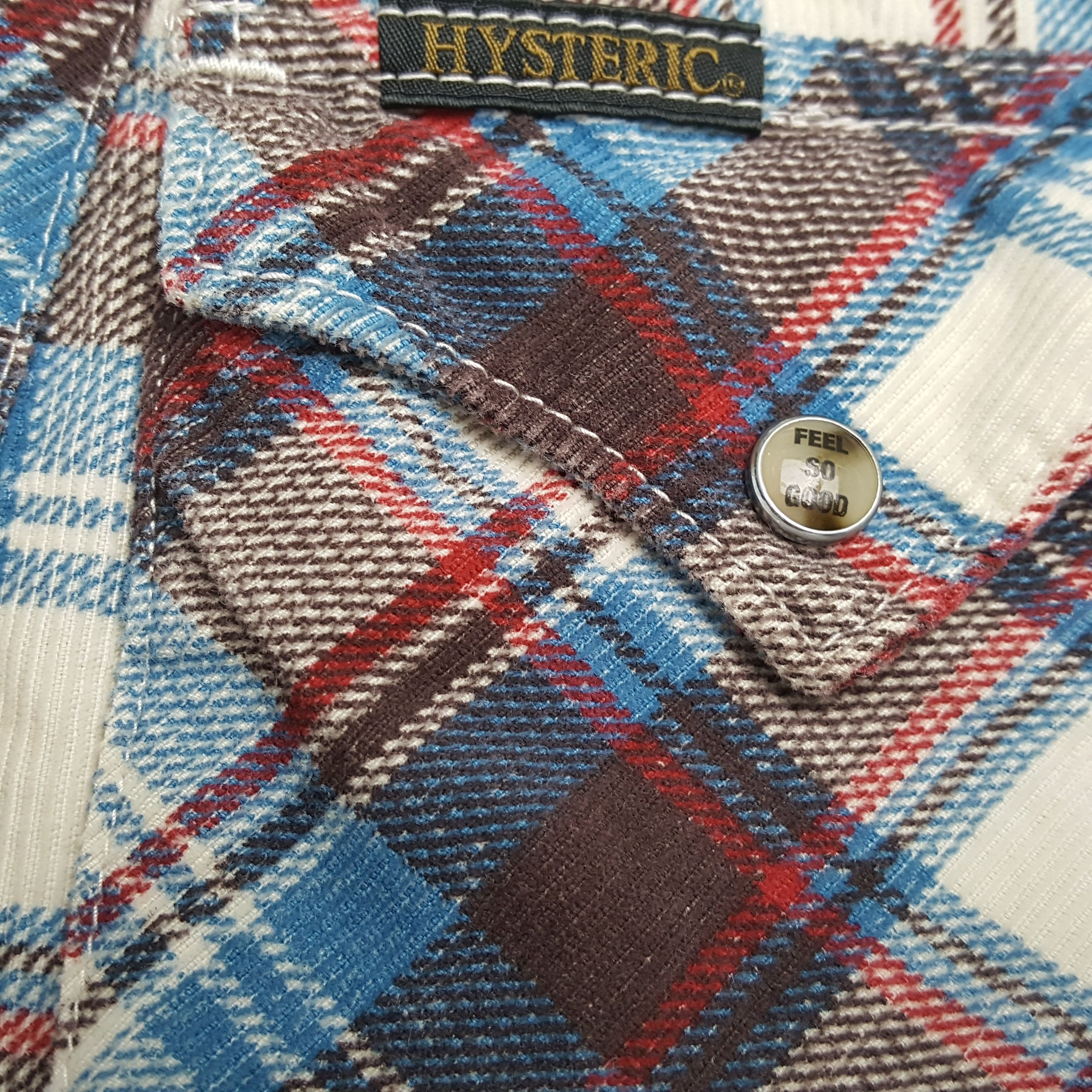 Hysteric Glamour × Japanese Brand × Vintage HYSTERIC GLAMOUR Japanese Brand Custom Art Shirt Size US M / EU 48-50 / 2 - 8 Thumbnail