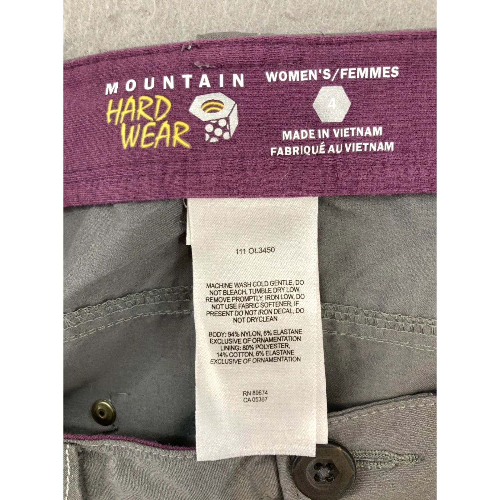 Mountain Hardwear Mountain Hardwear Women's Athletic Skirt 4 Gray Stretch Outdoor Hiking Size 27" / US 4 / IT 40 - 7 Thumbnail