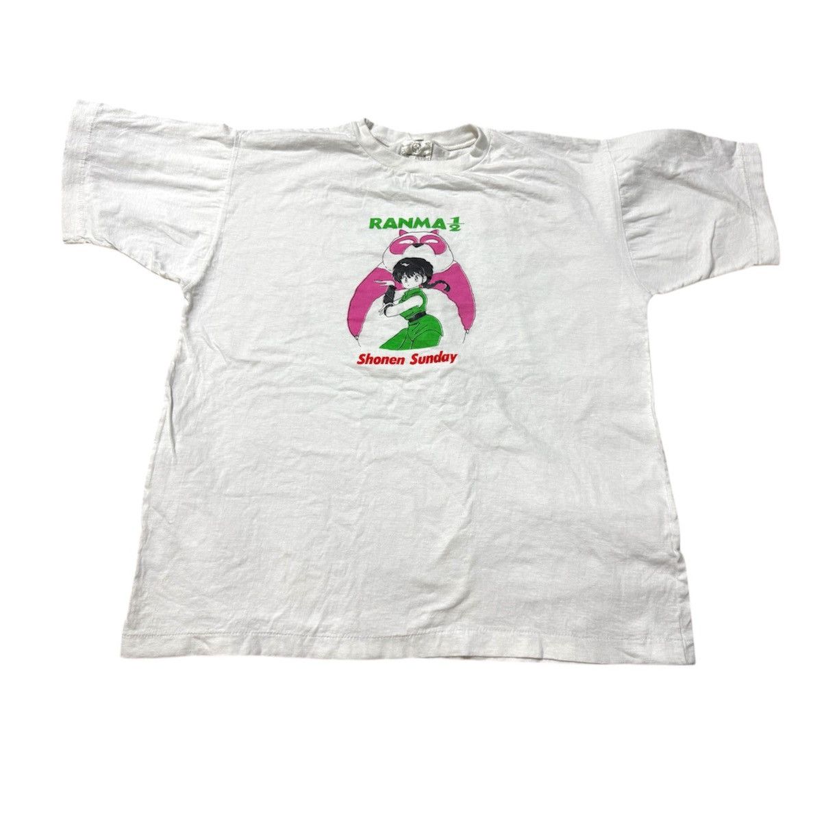 Vintage Vintage 90s Ranma 1/2 Paradise Cafe T Shirt Anime Size US L / EU 52-54 / 3 - 1 Thumbnail