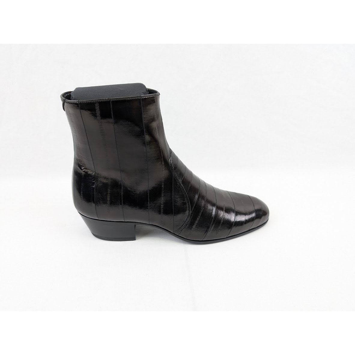 Saint Laurent Paris o1rshd1 Eel Anguilla Cheslea Boots in Black Size US 9 / EU 42 - 3 Thumbnail