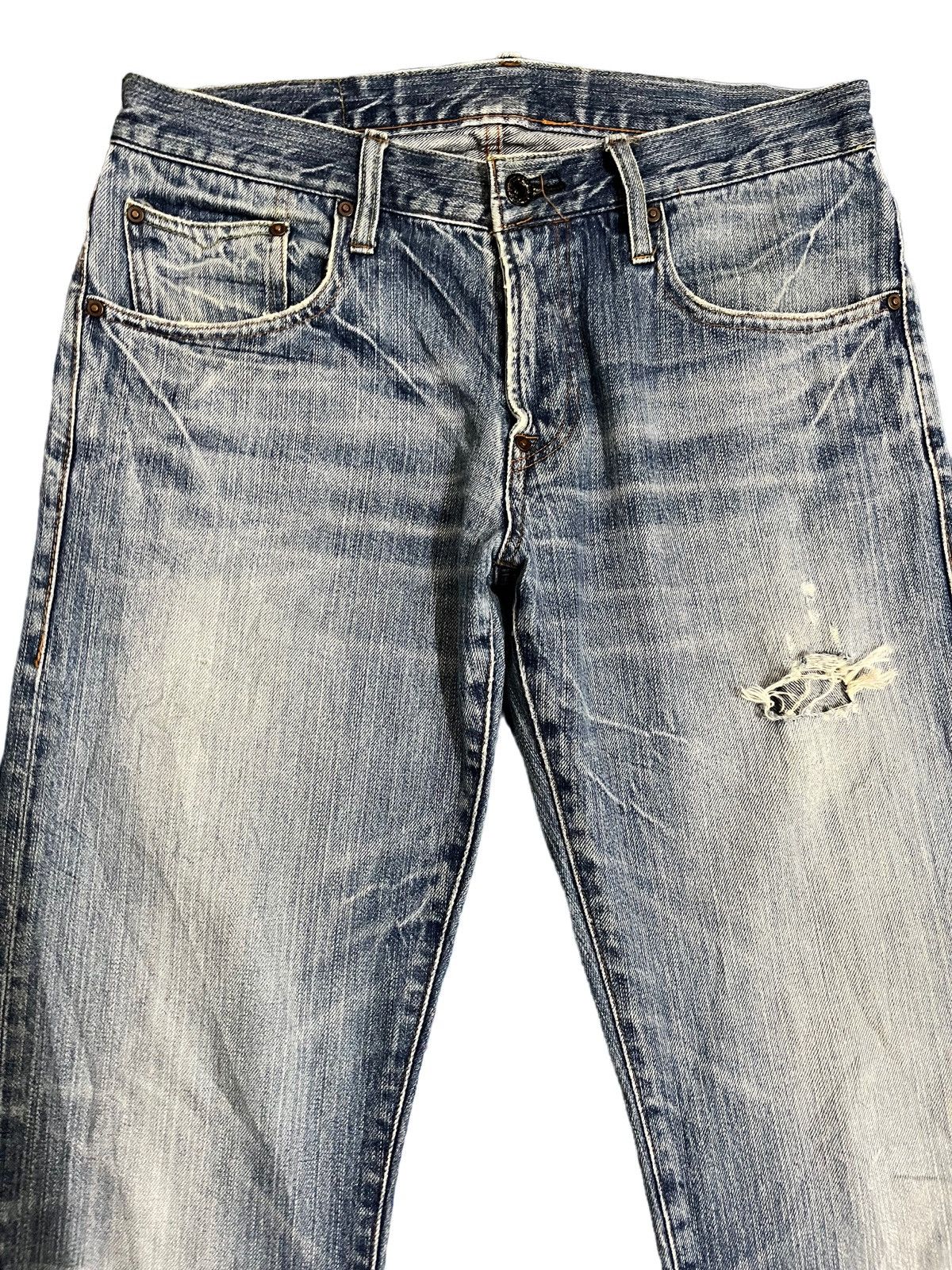 4GSELLER Vintage Japanese Brand Distressed Denim Size US 31 - 2 Thumbnail