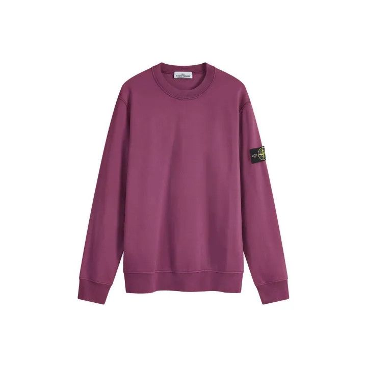 Stone Island Stone Island Purple Logo Sweatshirt Size US M / EU 48-50 / 2 - 1 Thumbnail