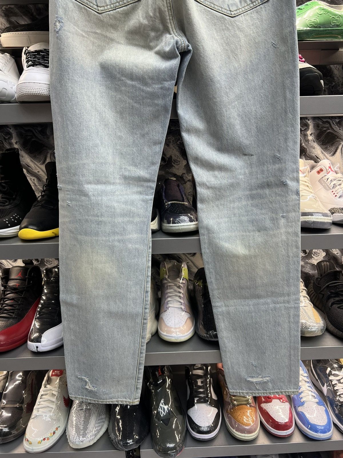 Amiri Amiri Destroyed Slouchy Jeans Size US 31 - 10 Thumbnail