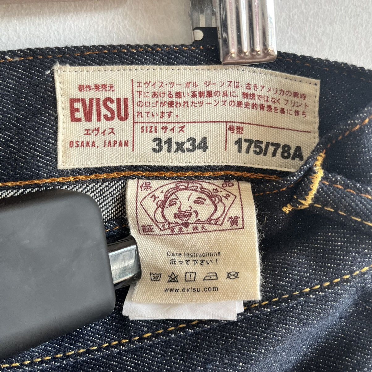 Evisu EVISU SKULL DAICOCK INDIGO SELVEDGE PANTS Size US 32 / EU 48 - 7 Thumbnail