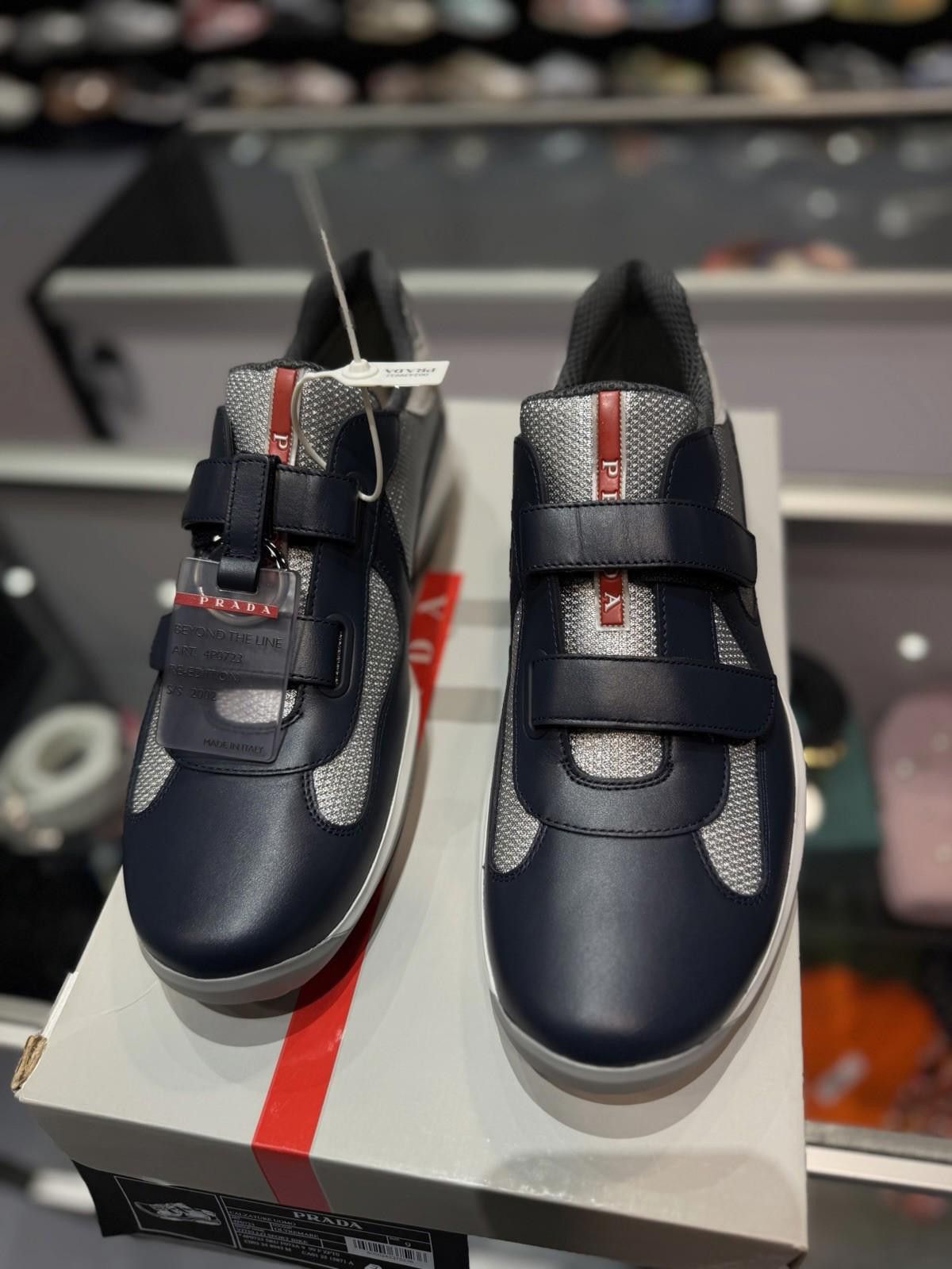 Prada Prada America’s Cup Double Strap Sneakers 9UK/10US NEW Size US 10 / EU 43 - 6 Thumbnail