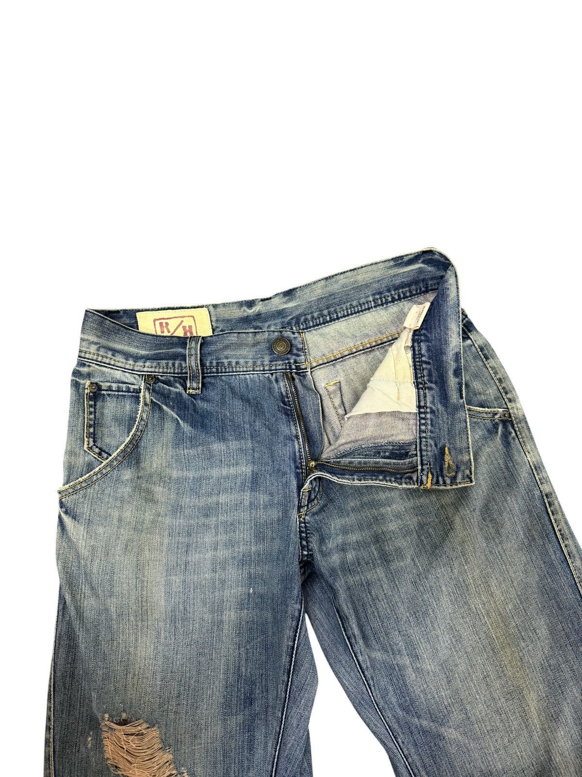Japanese Brand Loose Jeans Rush Hour Distress Faded amiri dior homme 3🟦5 Size US 33 - 7 Thumbnail