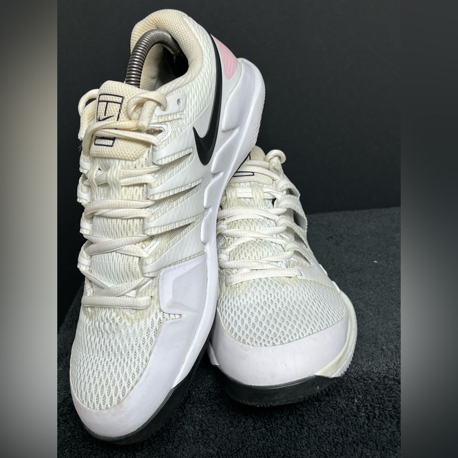 Nike Nike Court Air Zoom Vapor X White Pink Tennis Pickleball Size US 10 / IT 40 - 4 Thumbnail