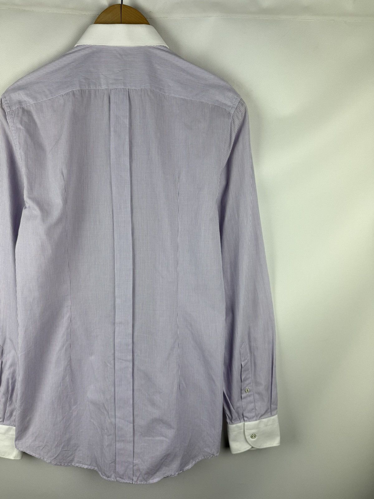 Dolce & Gabbana Dolce & Gabbana Gold L/S Button Up Dress Striped Shirt Size US M / EU 48-50 / 2 - 17 Thumbnail