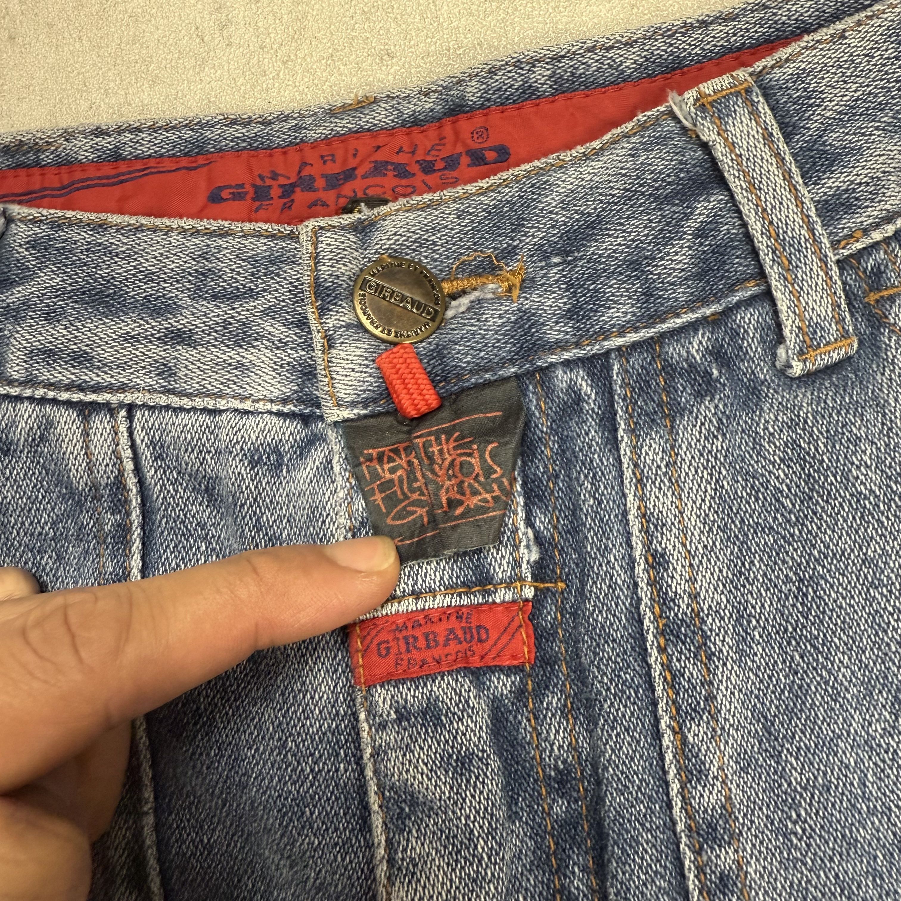 Marithe + Francois Girbaud Marithe Francois Girbaud Stone Washed Wide Leg Baggy Denim Size US 32 / EU 48 - 8 Thumbnail