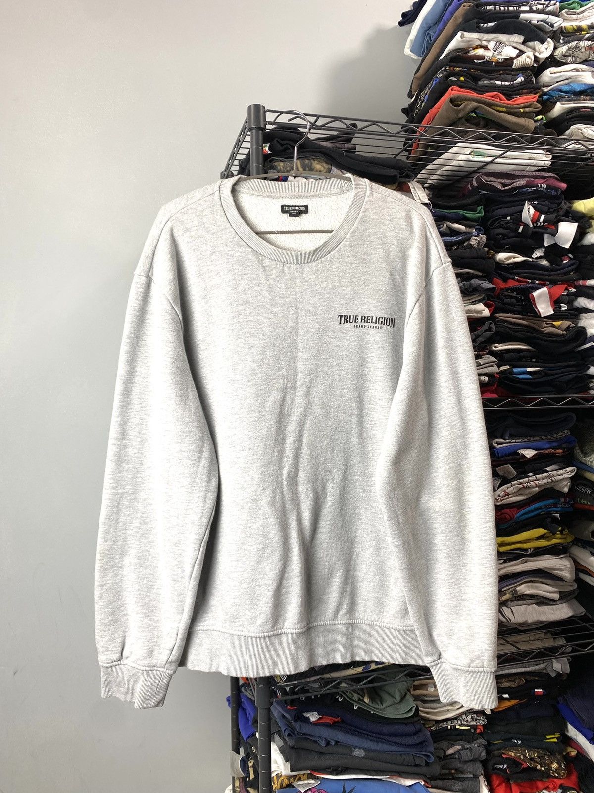 True Religion Vintage True Religion Sweatshirt Hype Sup Reme Size US XXL / EU 58 / 5 - 1 Thumbnail