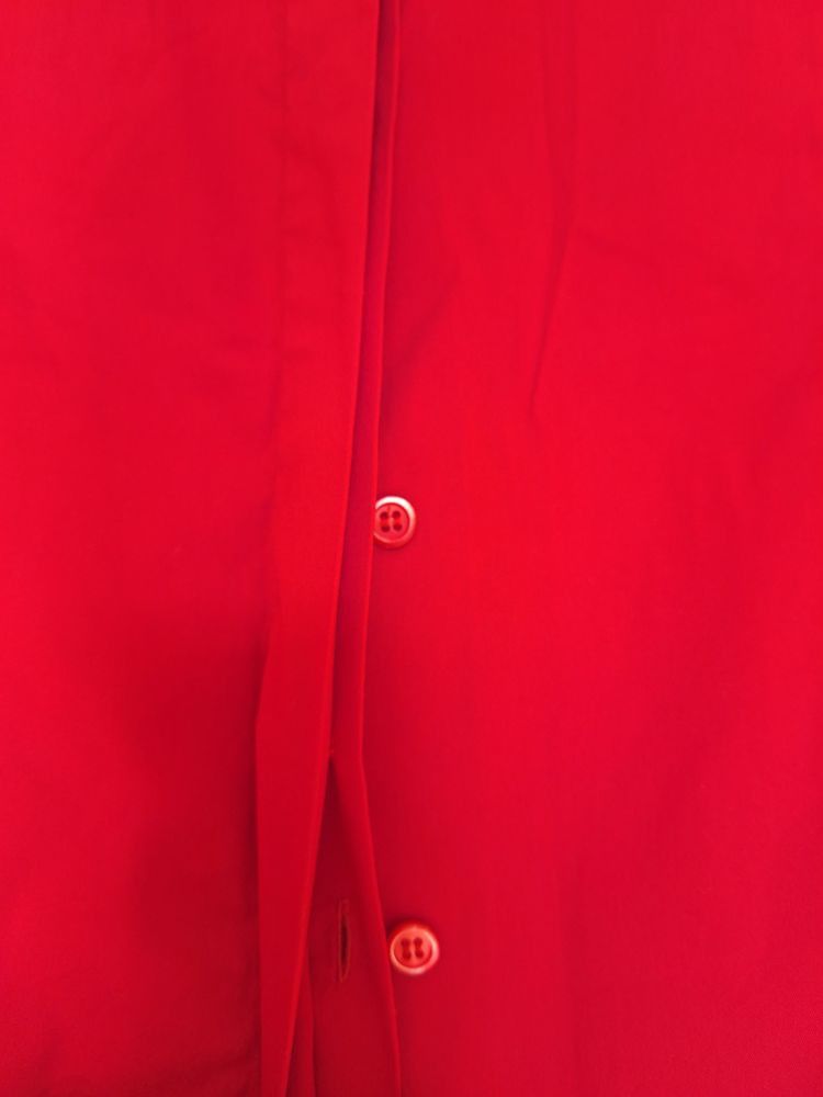 Prada Prada Milano 2006 Blouse Red Shirt Size M / US 6-8 / IT 42-44 - 6 Thumbnail