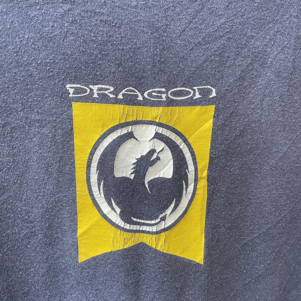 Vintage 🔥Vintage 90s Dragon Skateboard Center Logo Skate Tee Size US M / EU 48-50 / 2 - 5 Thumbnail