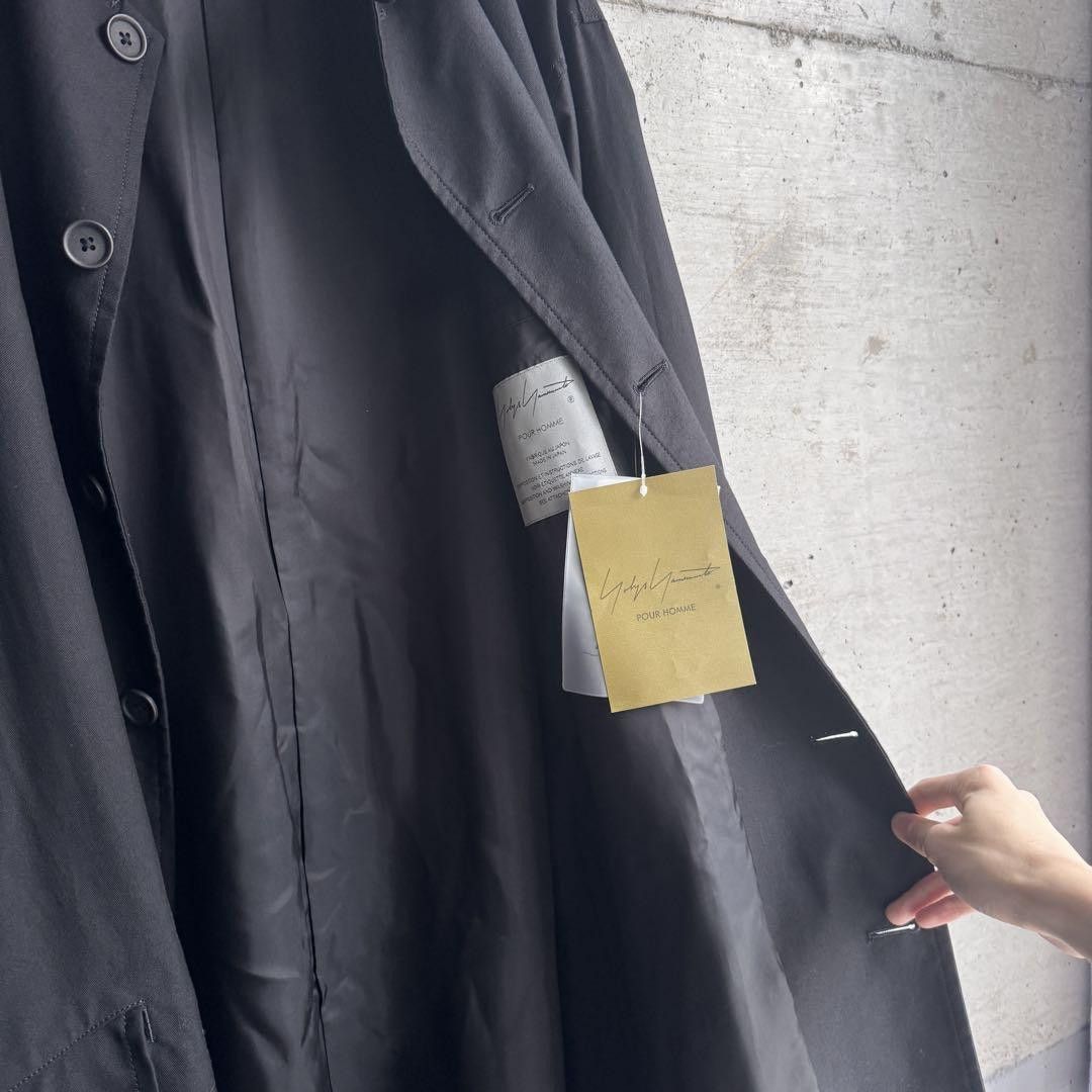 Yohji Yamamoto yohji yamamoto 24aw cotton/stainless/color coat Size US L / EU 52-54 / 3 - 7 Thumbnail