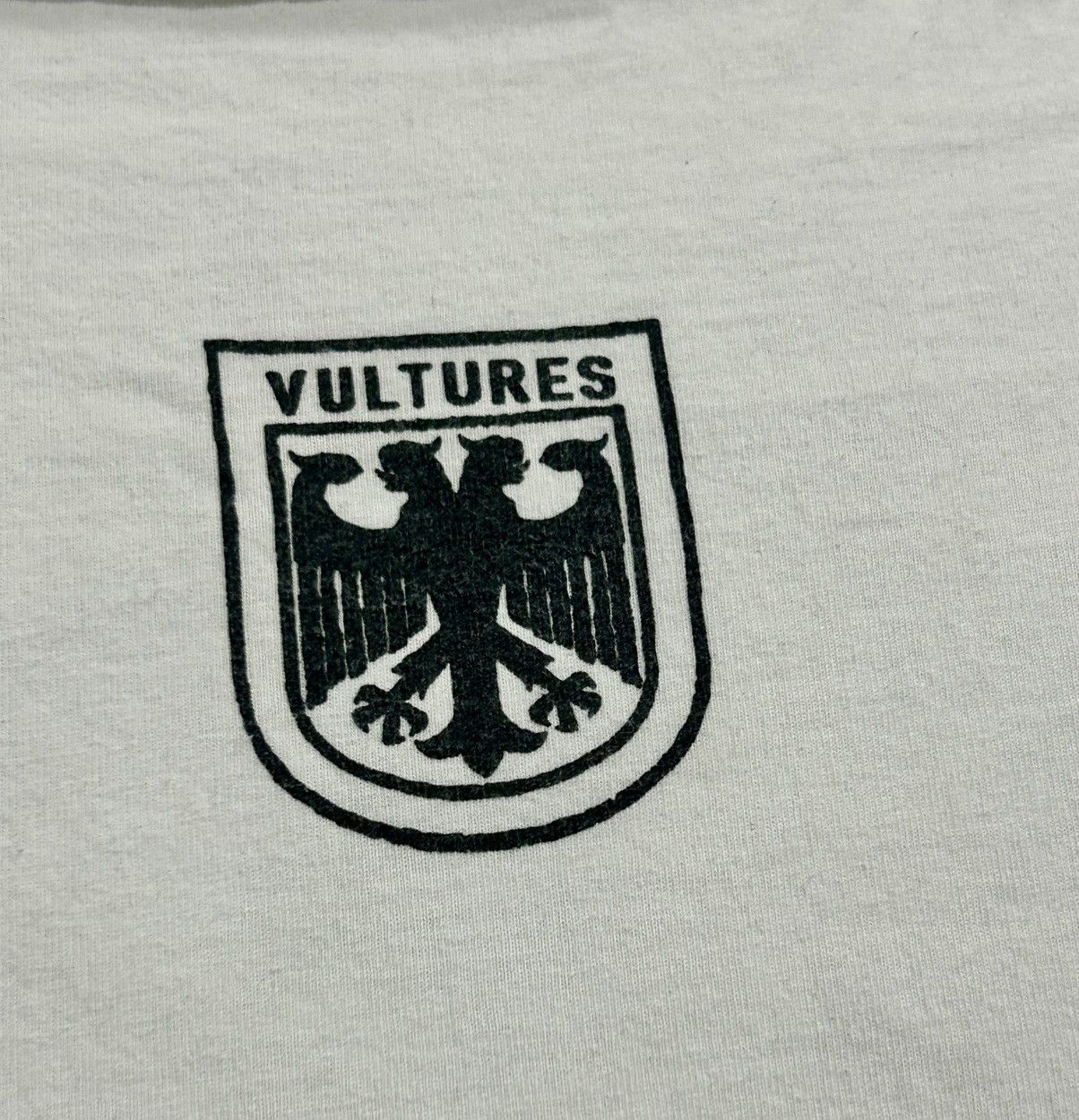 Yeezy Yeezy - Vultures 1 Logo Long Sleeve Shirt - White (Size 3) Size US L / EU 52-54 / 3 - 3 Thumbnail