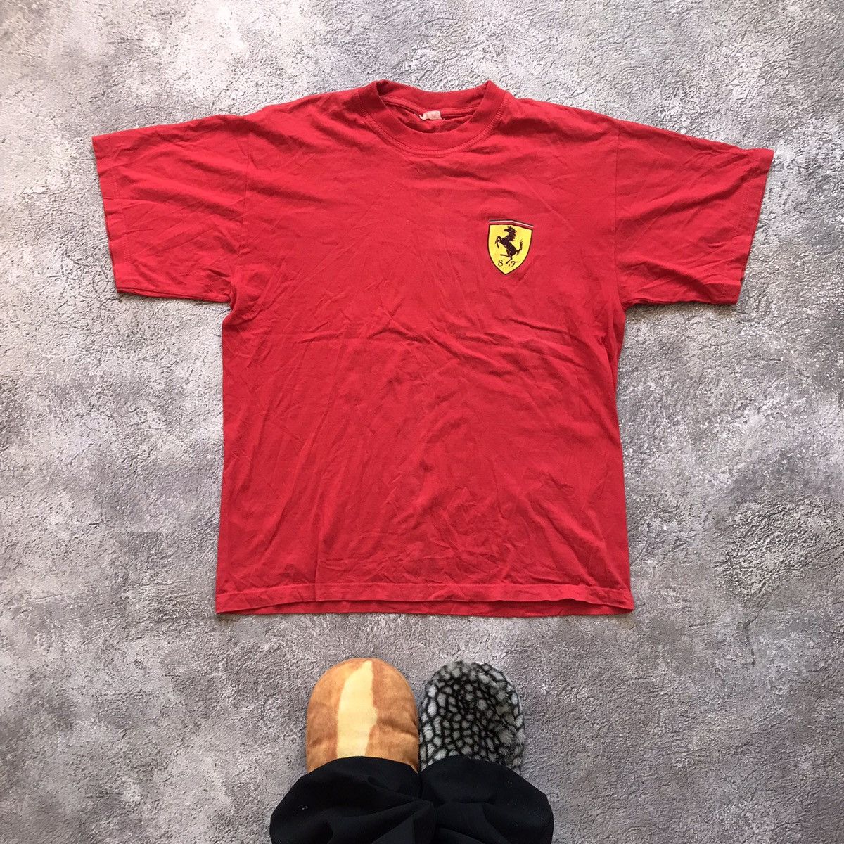 Vintage Vintage 90s Ferrari Formula 1 Graphic Tee Streetwear Red L Size US L / EU 52-54 / 3 - 1 Thumbnail