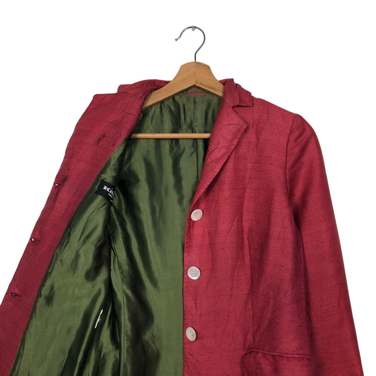Japanese Brand 📌Vintage Long Jacket Kiton Napoli Made in Italy Size US M / EU 48-50 / 2 - 14 Thumbnail