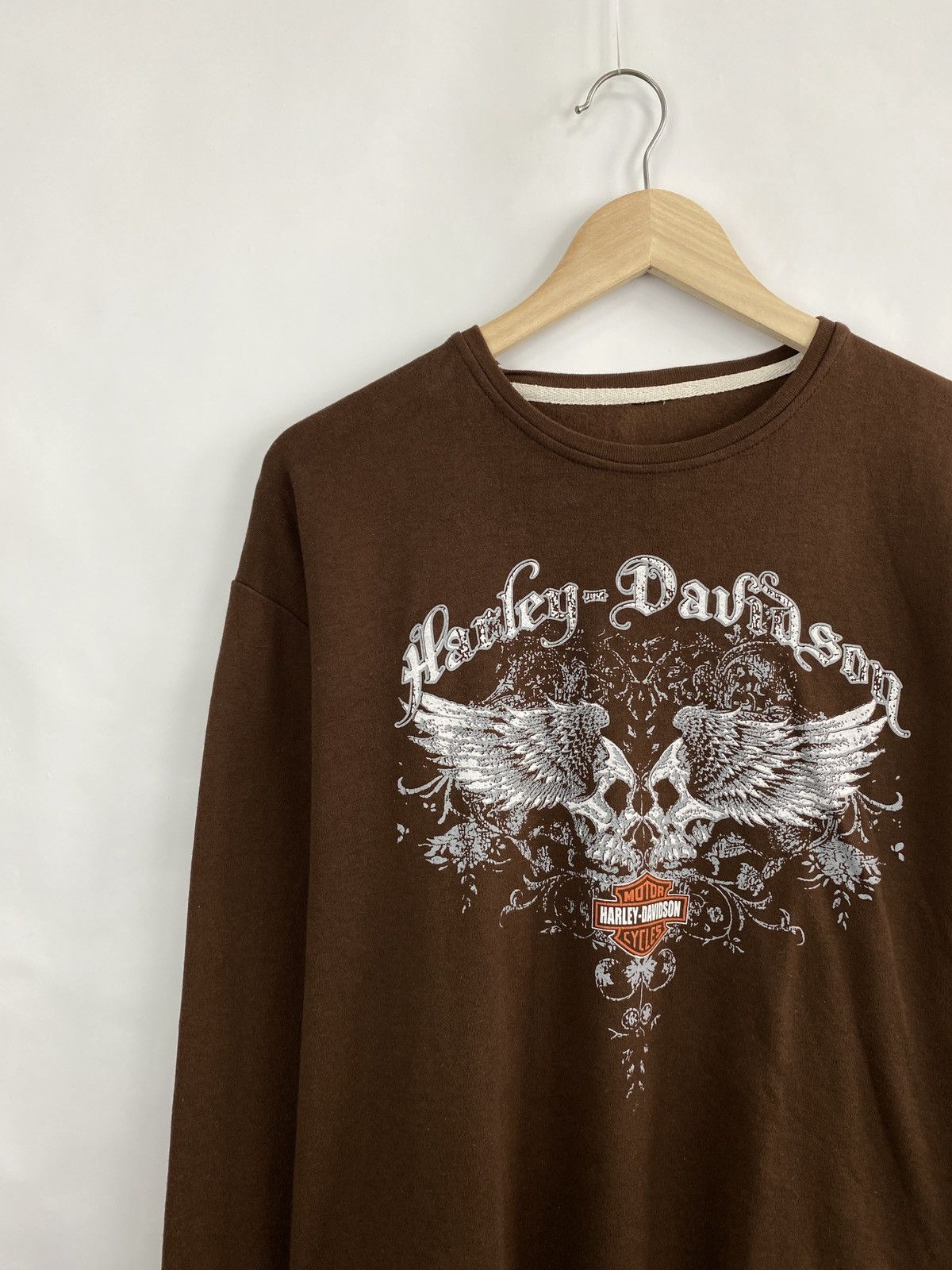 Harley Davidson 🇺🇸 Vintage Y2K Harley Davidson Archive Choppers Long Sleeve Size US L / EU 52-54 / 3 - 2 Thumbnail