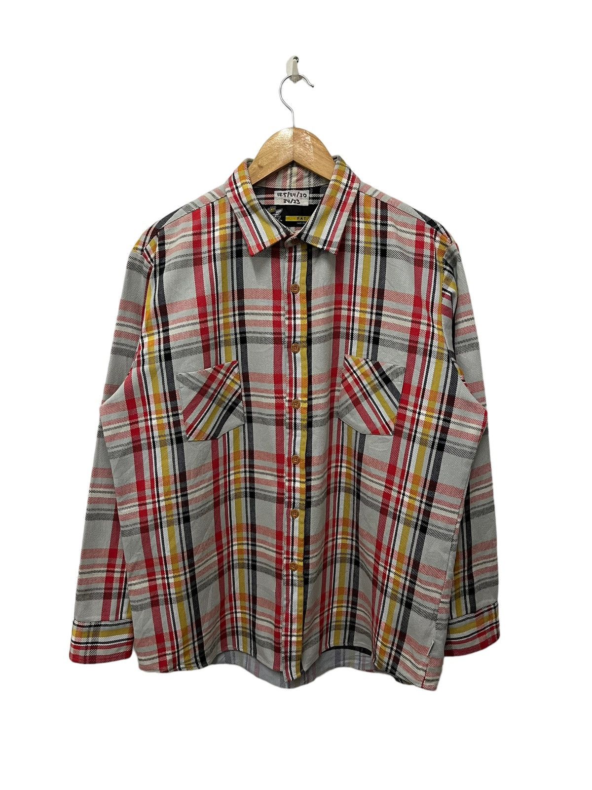 Fat Tokyo × Flannel × Japanese Brand FAT Tokyo Railroad heavyweight flannel shirt Size XL / US 12-14 / IT 48-50 - 1 Thumbnail